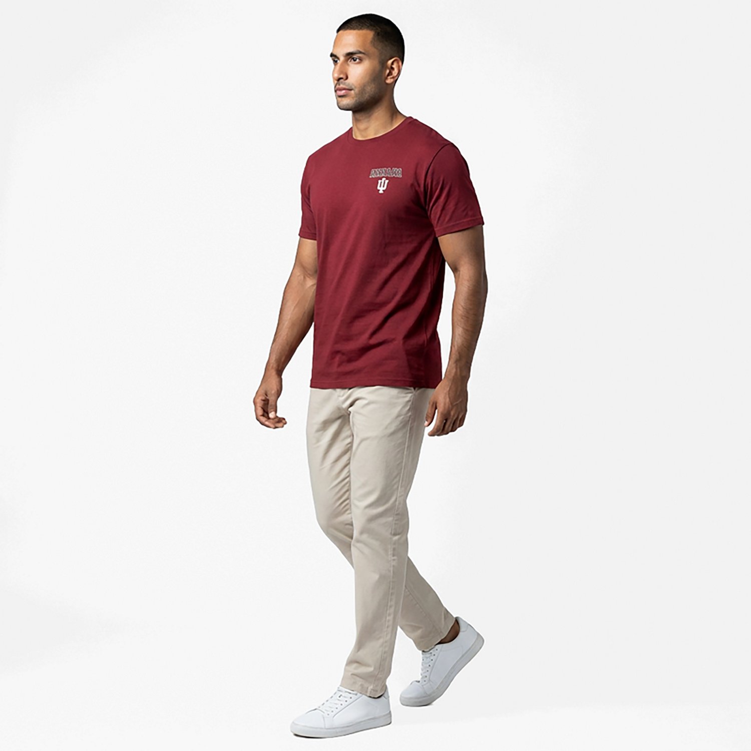 Image One Men's Indiana Skyline Campus Gates DS T-shirt