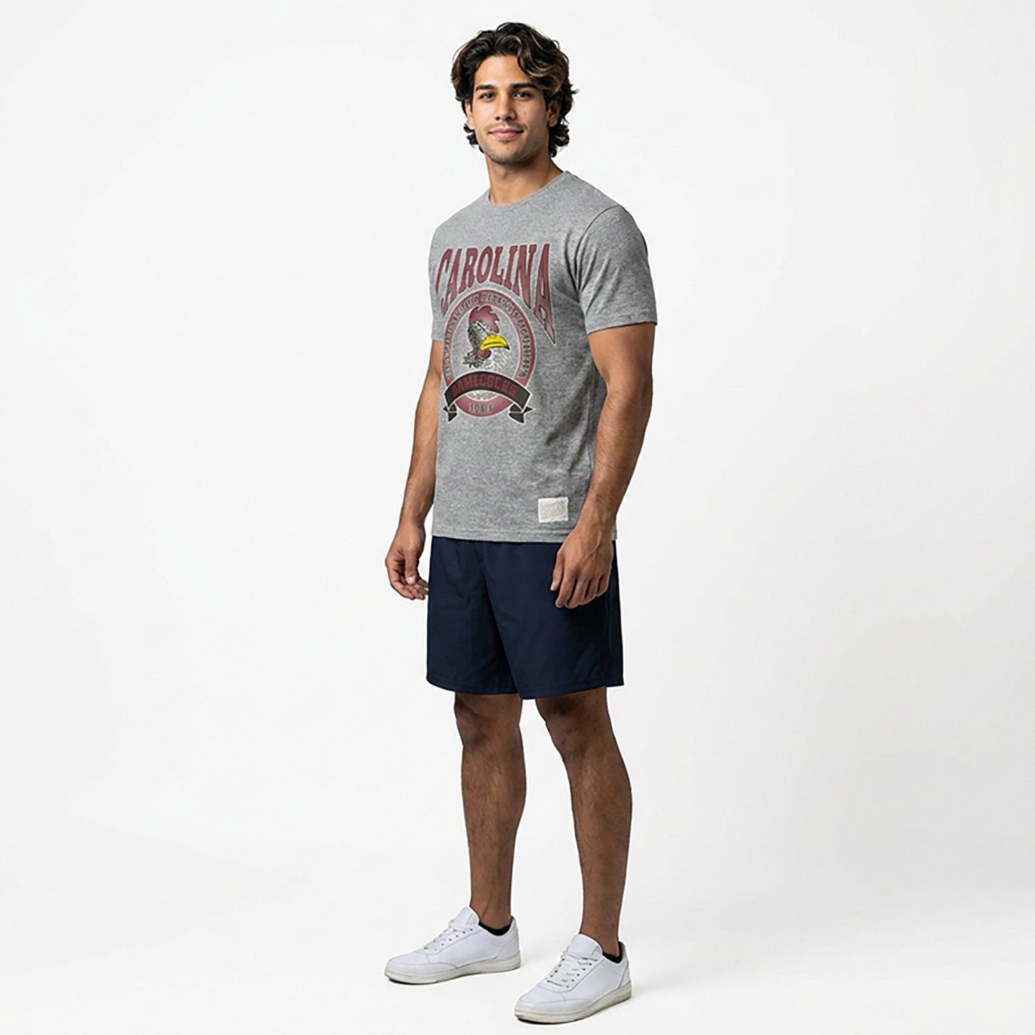 WILDCAT RETRO Men's University of South Carolina Round Vault Mascot Graphic T-shirt - view number 3