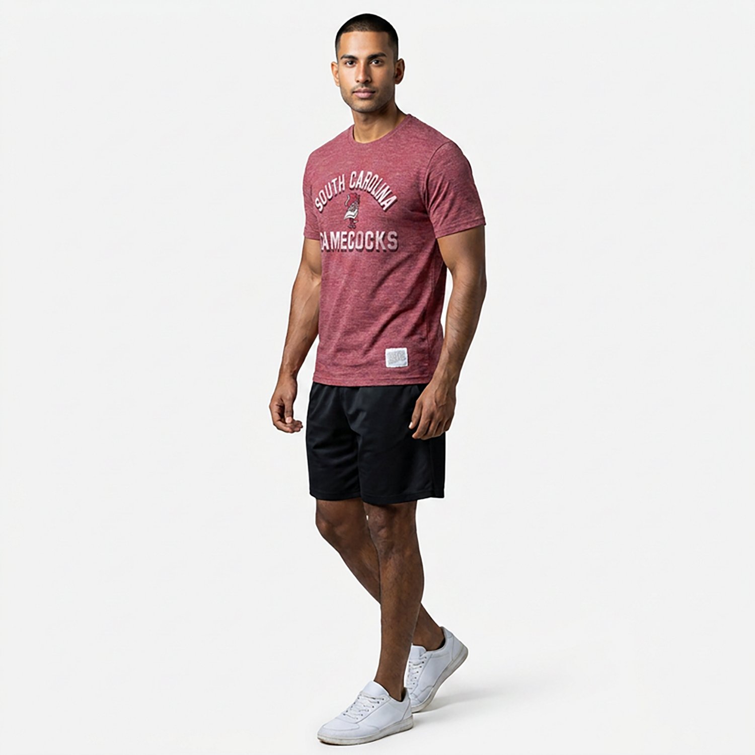 WILDCAT RETRO Men's University of South Carolina Block Arch Over Vault Mascot Graphic T-shirt - view number 3