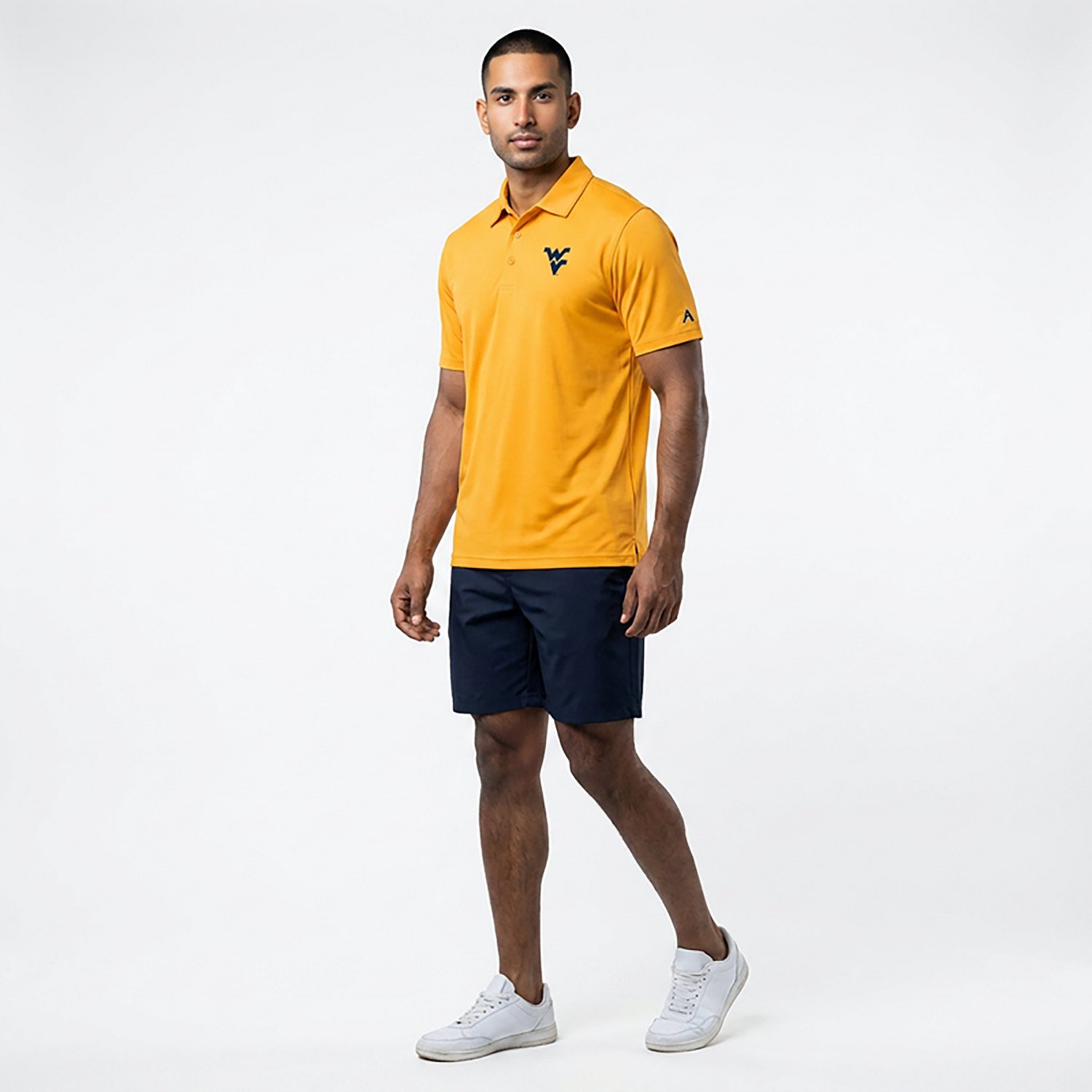 Antigua Men's West Virginia Mountaineers Era Polo - view number 3