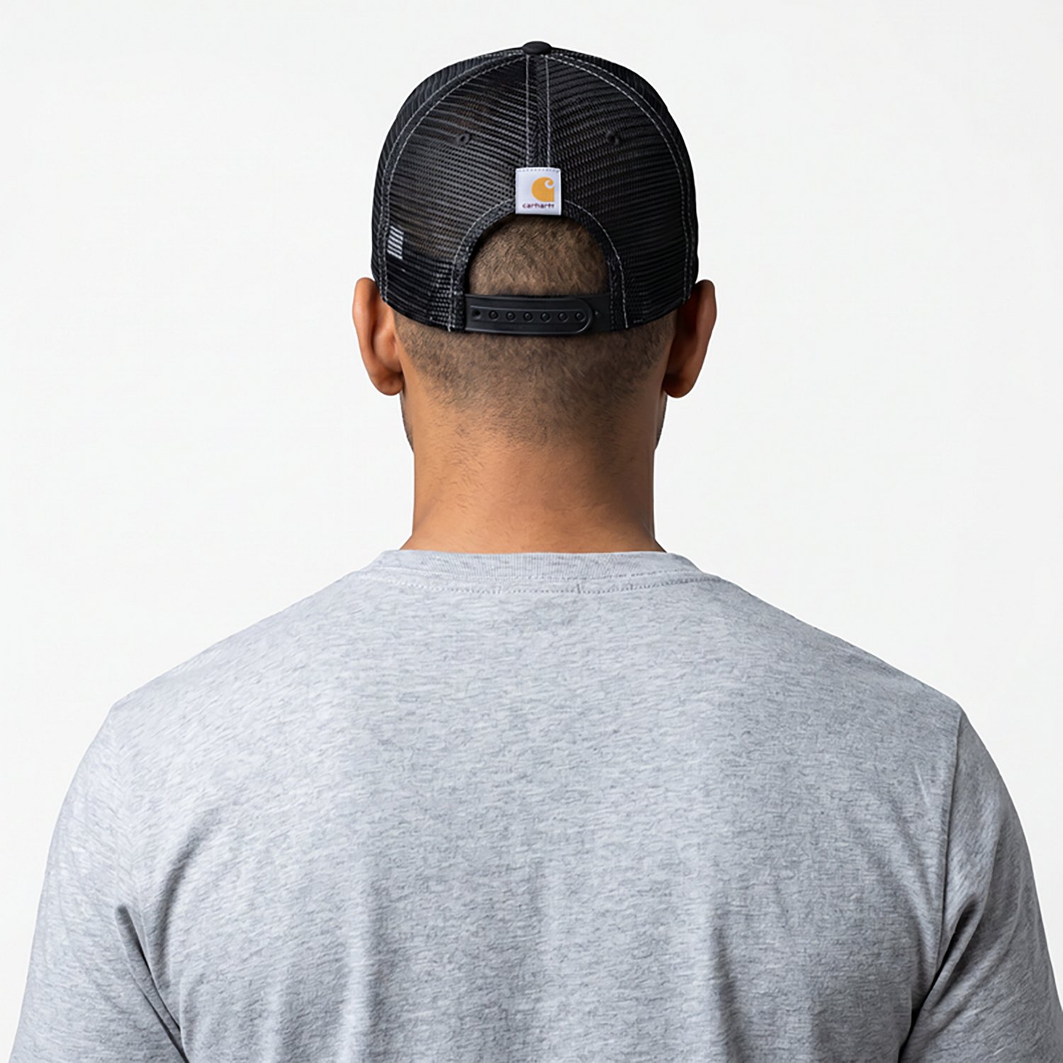 Carhartt Men's Canvas Mesh-Back Workwear Patch Cap - view number 3