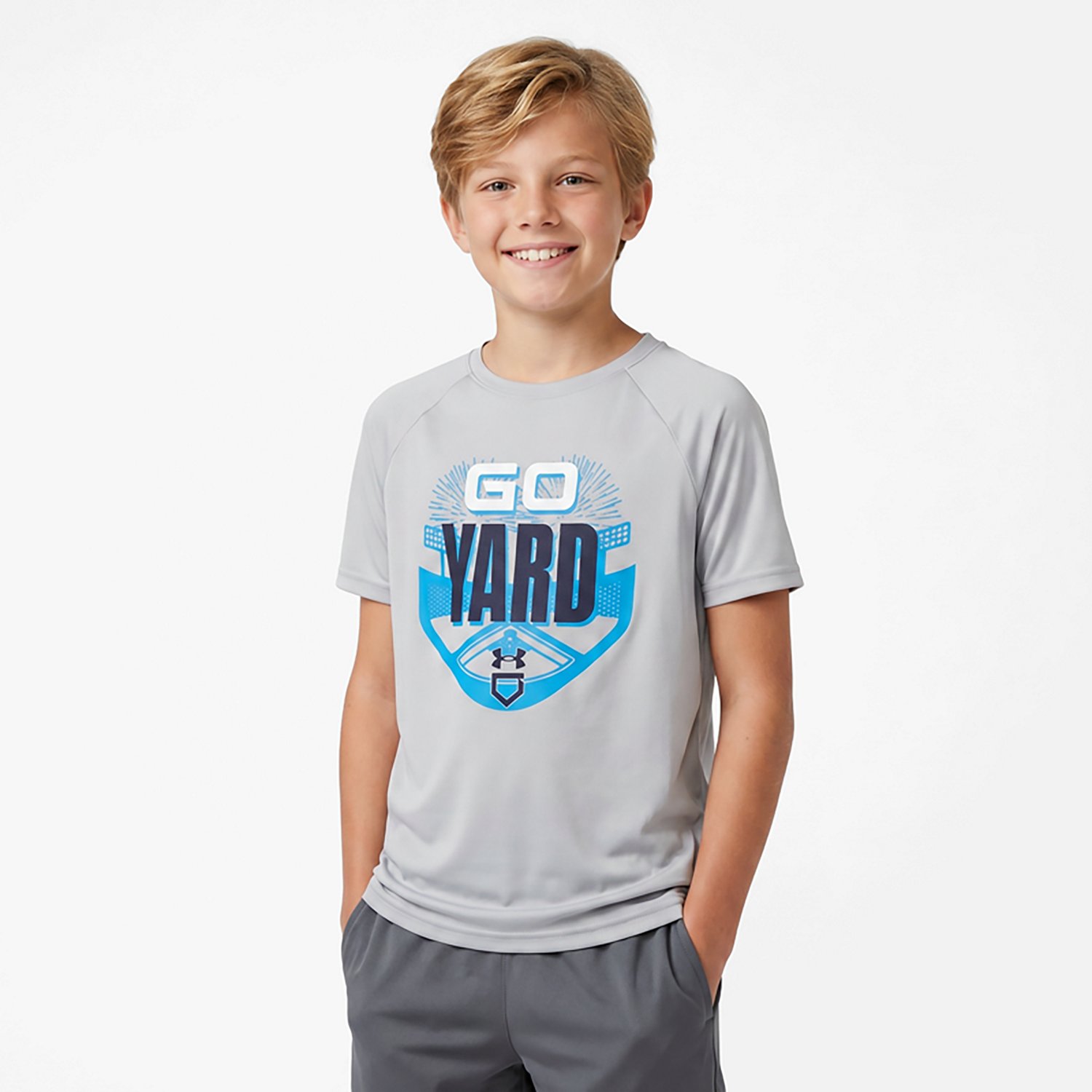 Under Armour Boys’ Go Yard Baseball Tech T-shirt