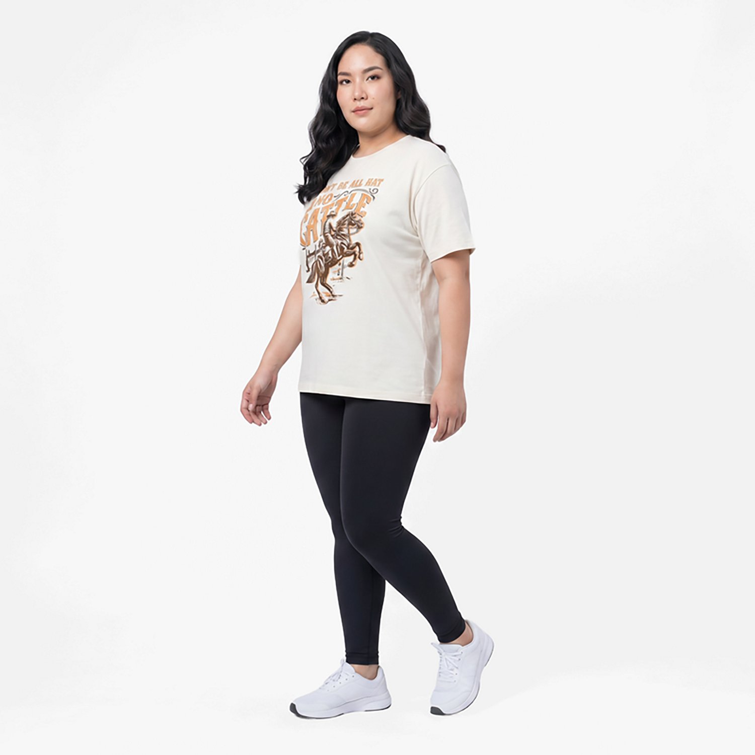 Live Outside the Limits Women's Don't Be All Hat Graphic T-shirt - view number 3