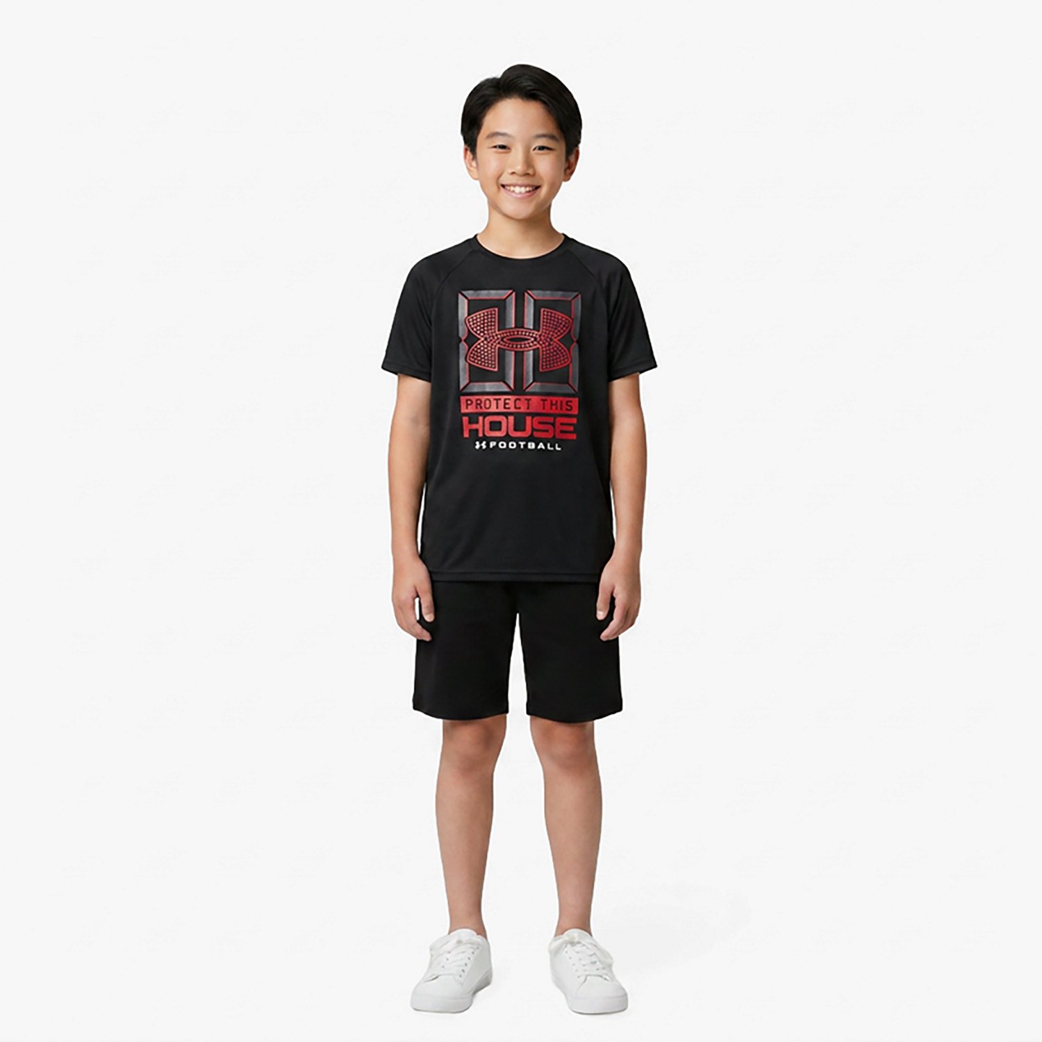 Under Armour Boys' UA Tech Football PTH T-shirt - view number 4
