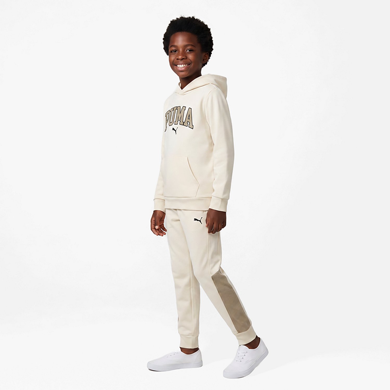 The PUMA Boys’ PS Fleece PO Hoodie And Jogger Set