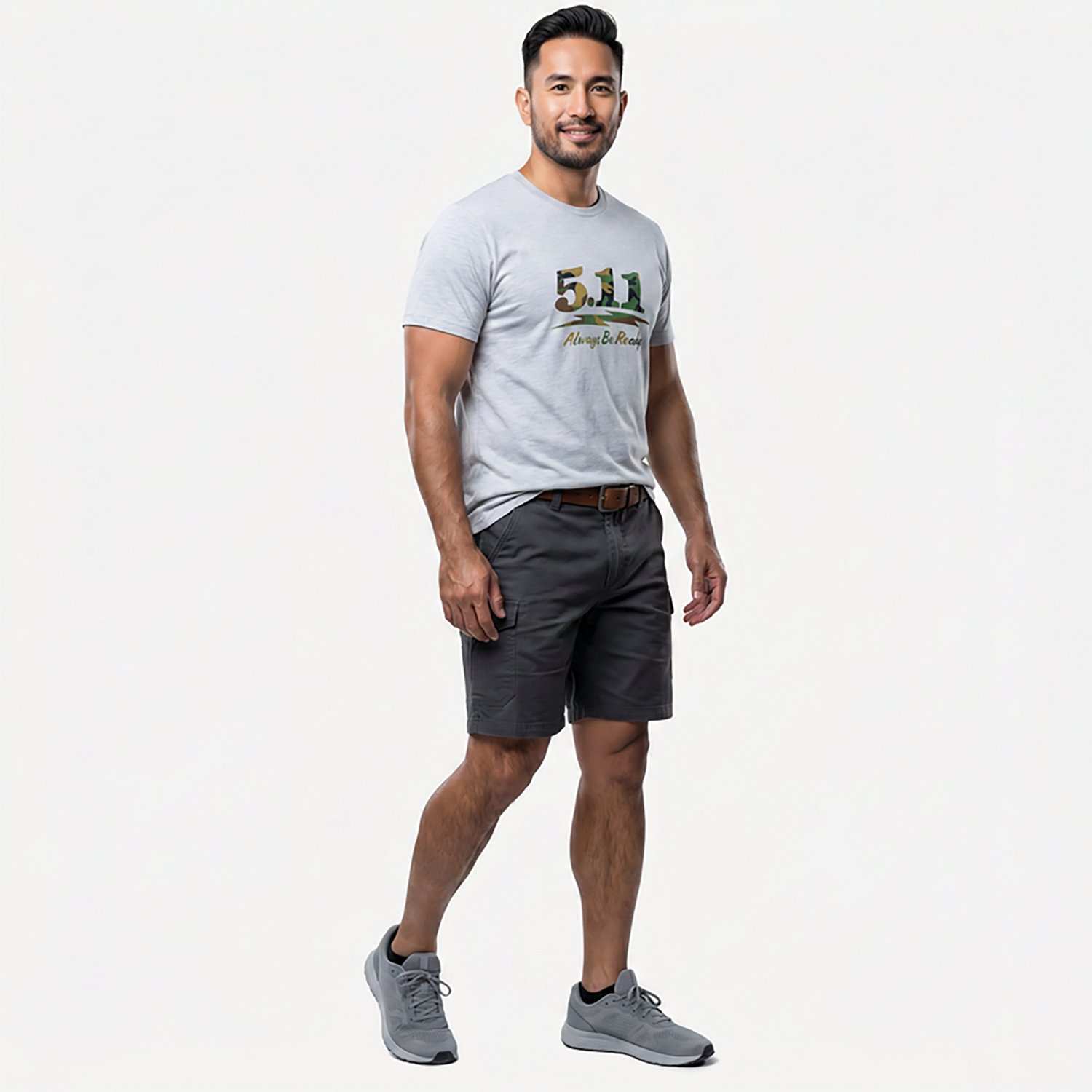 5.11 Tactical Men's Woodland Moto Logo T-shirt