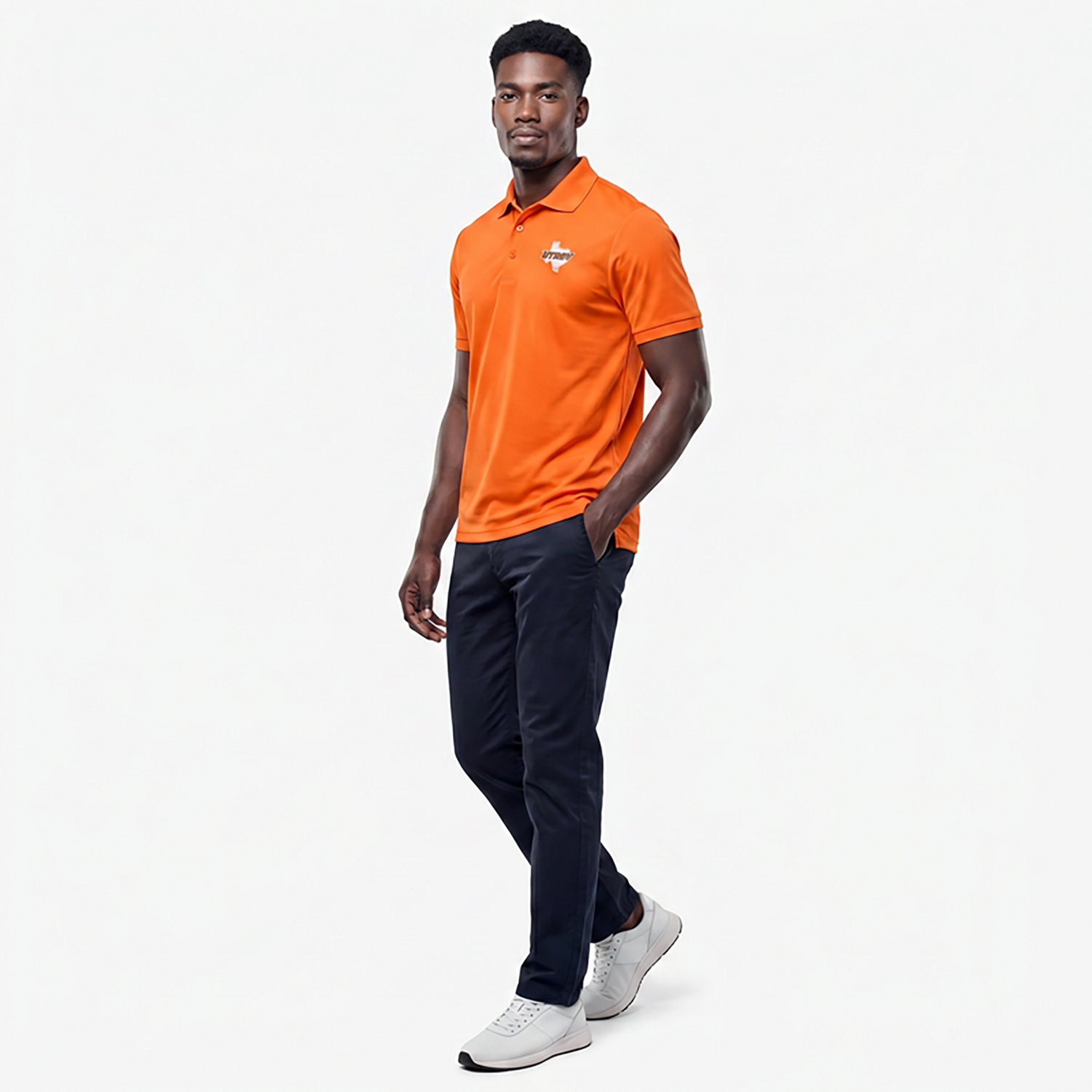 Antigua Men's University of Texas Rio Grande Valley Vaqueros Legacy Pique Polo Shirt - view number 3