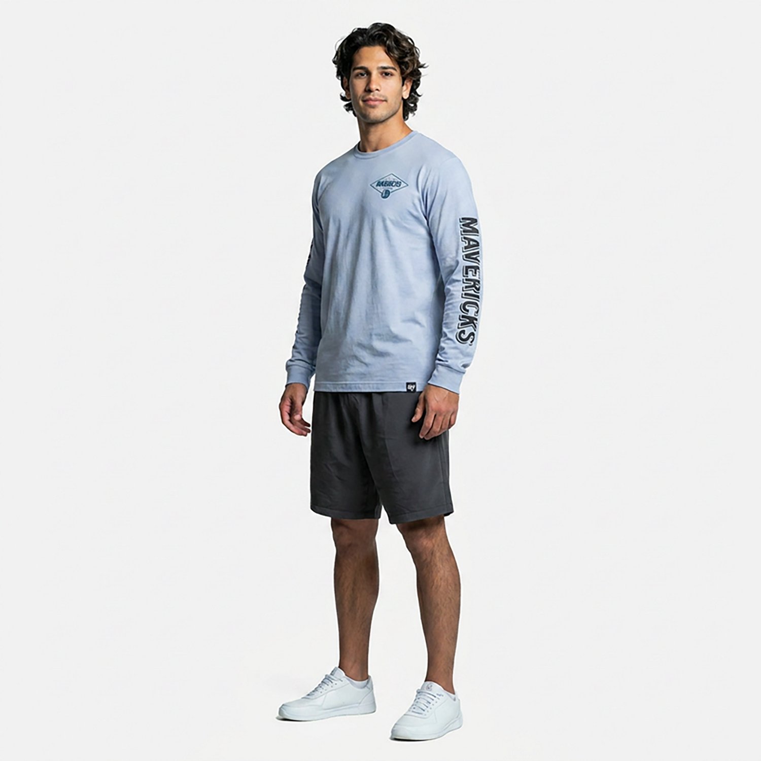 47 Brands Men's Dallas Mavericks Cairn Ravine Foundation Long Sleeve T-shirt - view number 3