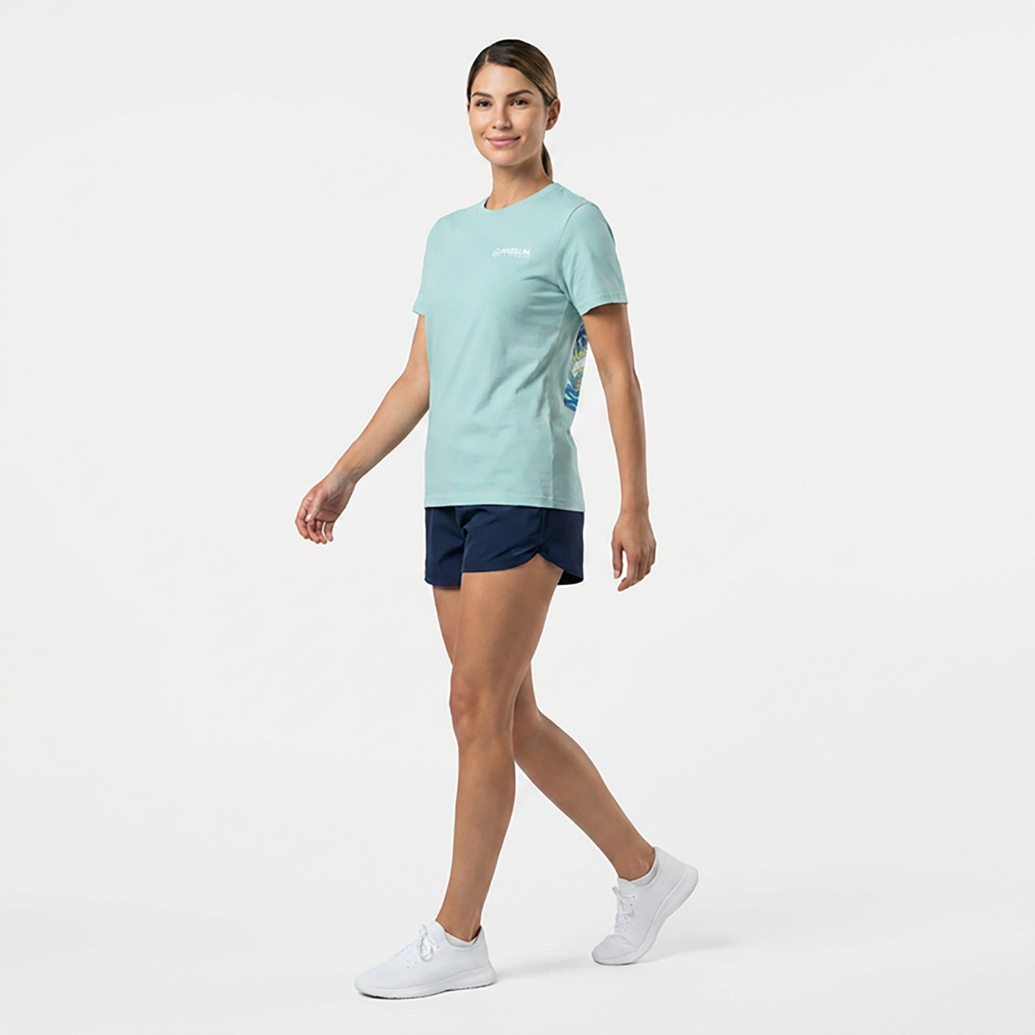 Magellan Outdoors Women’s Bass Swirl Graphic Short Sleeve T‑Shirt - view number 2