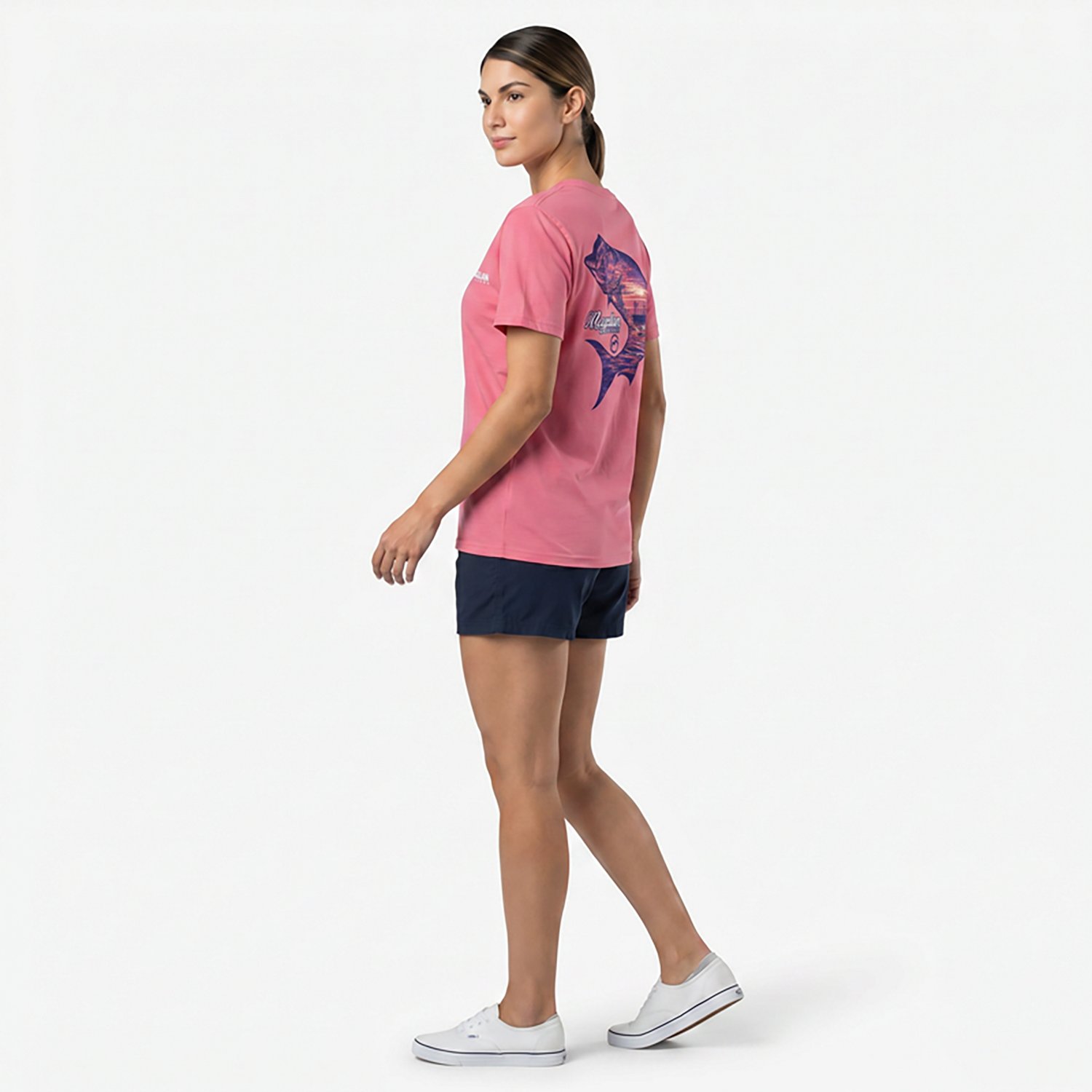 Magellan Outdoors Women’s Tarpon Off Shore Graphic Short Sleeve T‑Shirt - view number 2