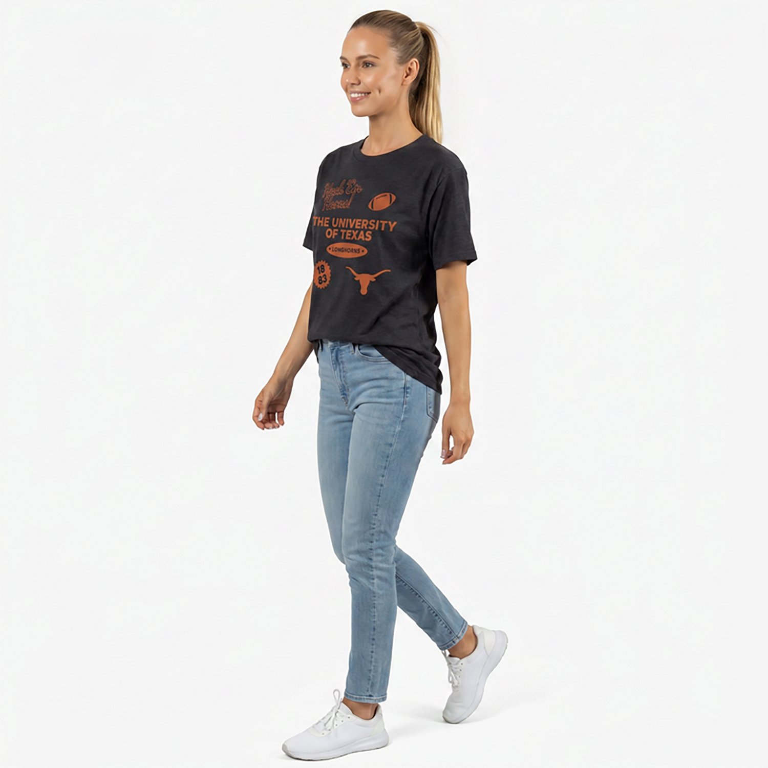 Chicka-d Women's Texas Two-A-Days Effortless T-shirt - view number 2