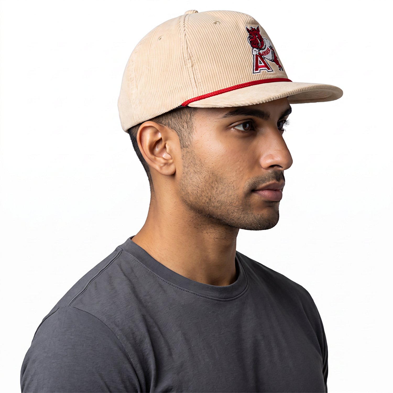 Homefield University of Arkansas Vault Leaning Mascot Rope Unstructured Cap