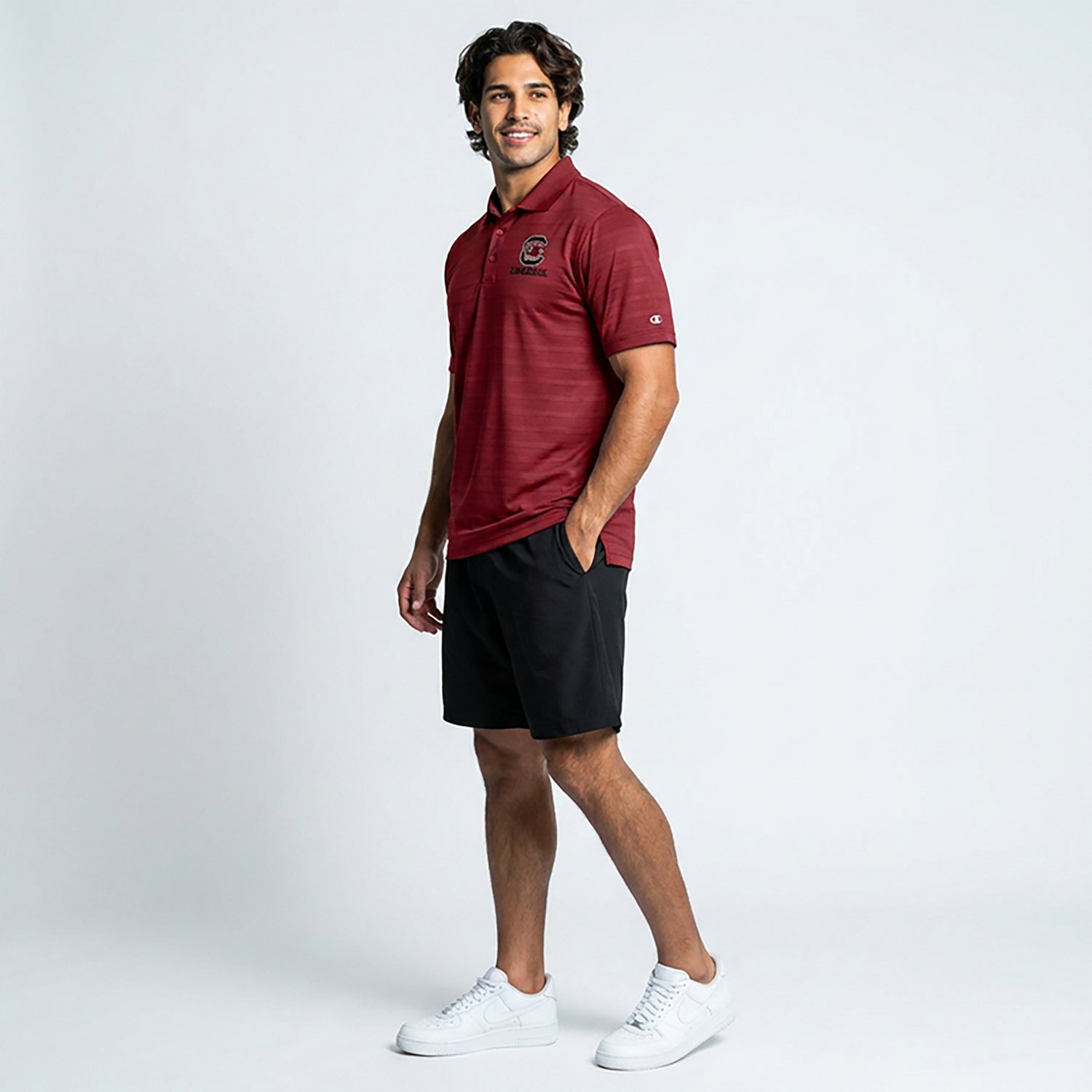 Champion Men's South Carolina Gamecocks Polo Shirt - view number 3