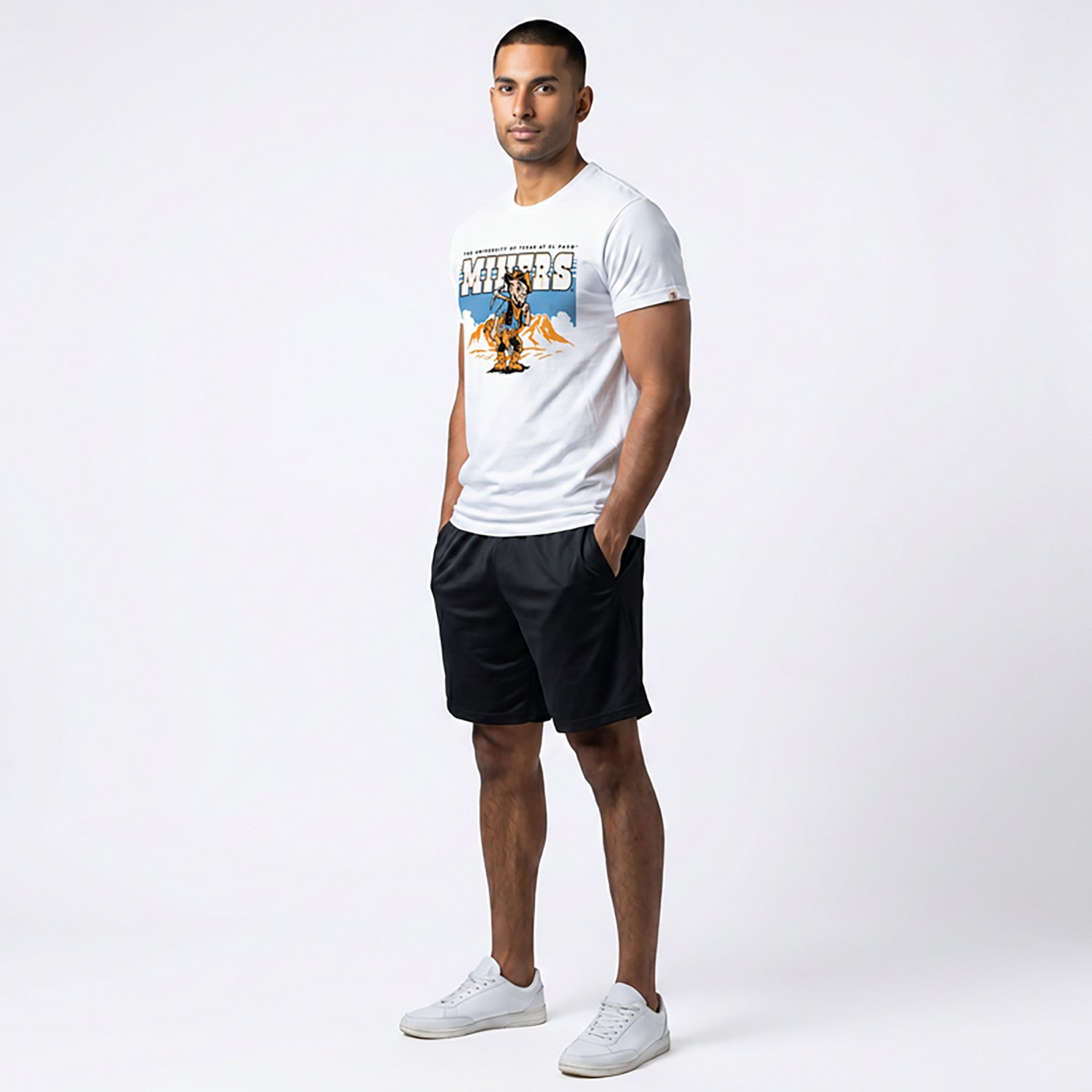 Homefield Men's UTEP Miners Vintage Illustration Short Sleeve T-shirt - view number 2