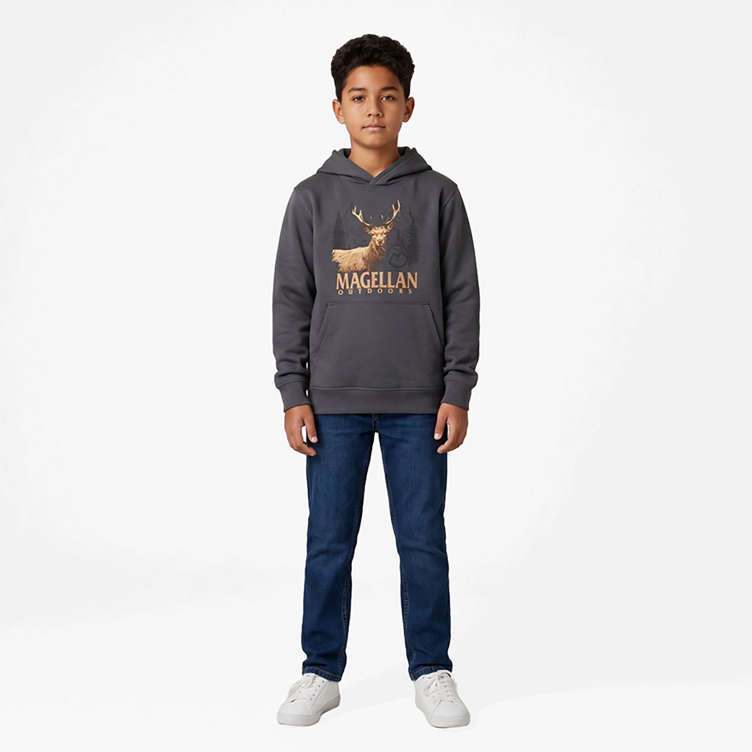 Magellan Outdoors Boys' Graphic Fleece Hoodie