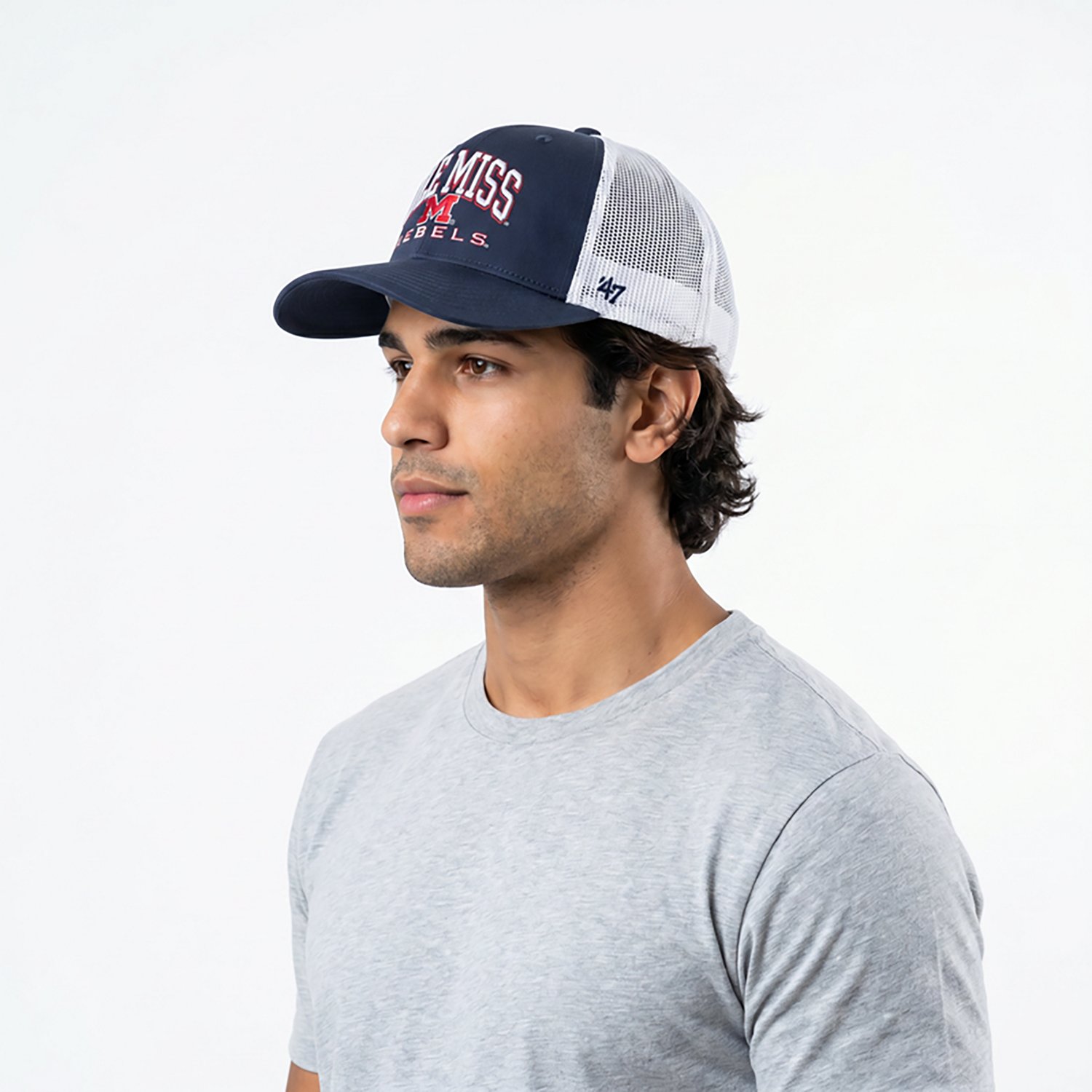 '47 University of Mississippi Block School Arid Trucker Cap - view number 2