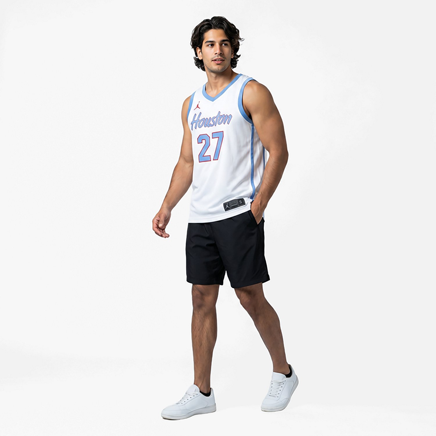 Nike Men's University of Houston Replica Basketball Jersey - view number 3
