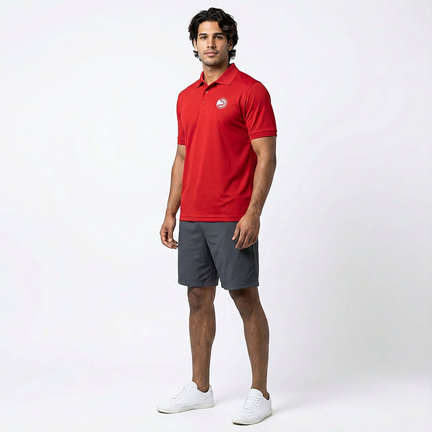 Antigua Men's Atlanta Hawks Legacy Pique Polo Shirt - view number 3