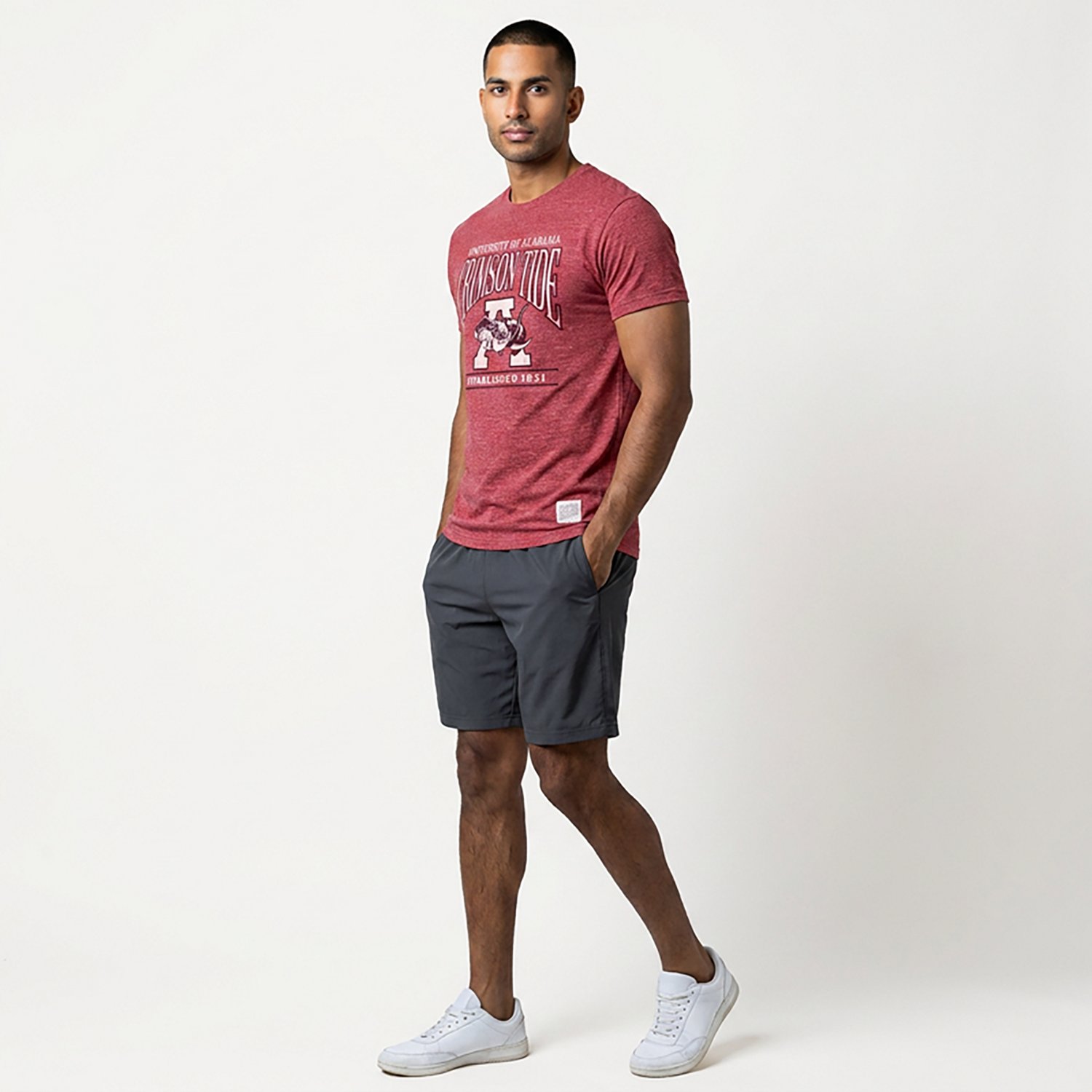 Retro Brand Men's University of Alabama Vault Elephant Head Est Graphic T-shirt - view number 3