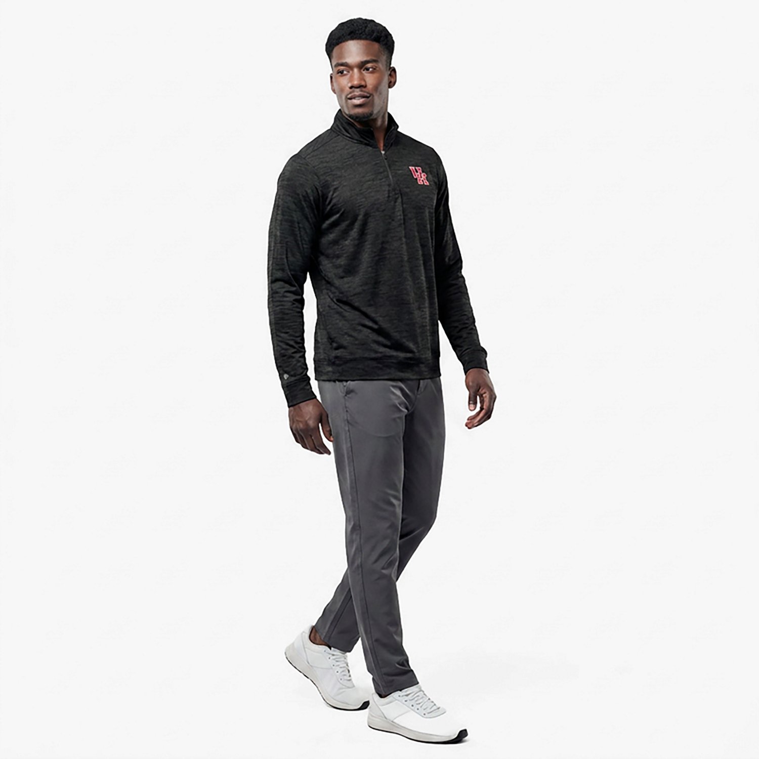 Antigua Men's University of Houston Bright 1/4 Zip Pullover - view number 3