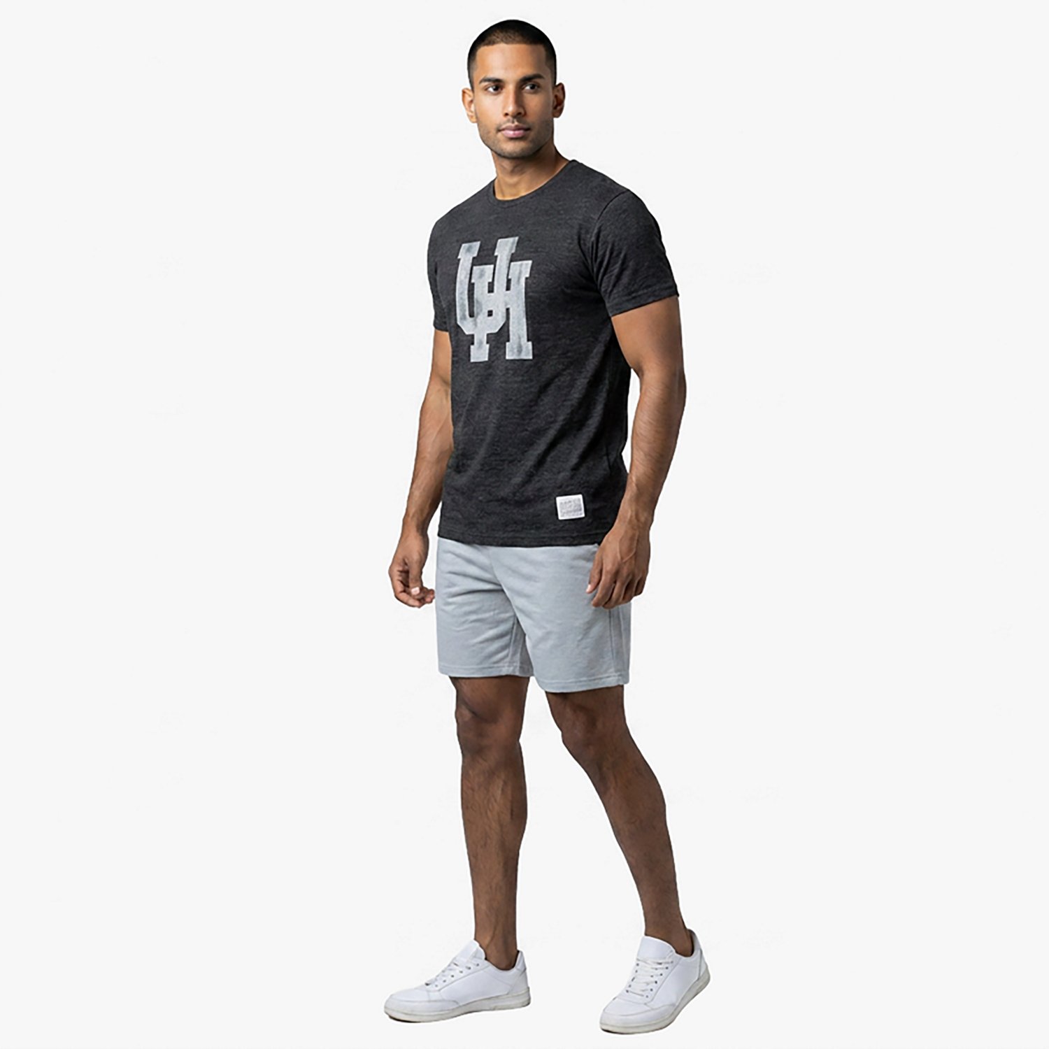 Retro Brand Men's University of Houston Block UH Graphic T-shirt - view number 3