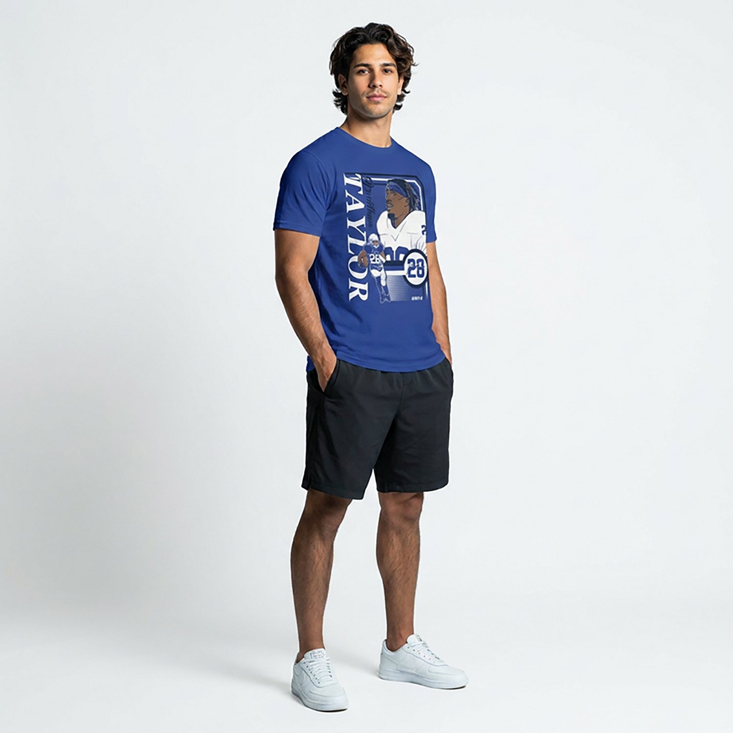 Breaking T Men's Indianapolis Colts Jonathon Taylor Collage Frame T-shirt - view number 3