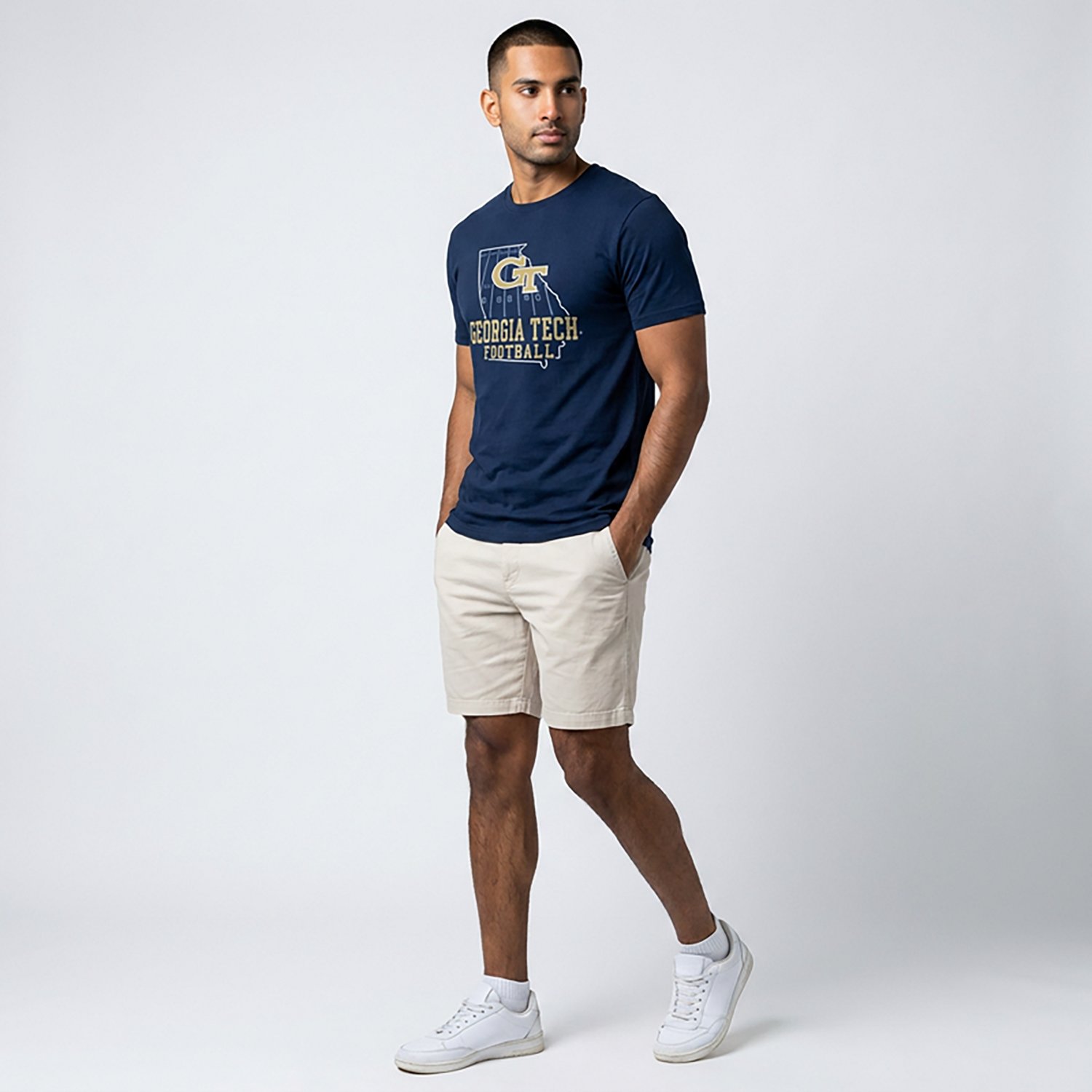 The Victory Men's Georgia Tech State Football Graphic T-shirt - view number 2