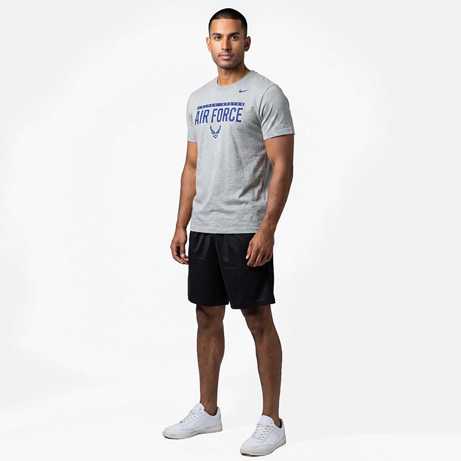 Nike Men’s Air Force School Block Core Cotton T-shirt - view number 3