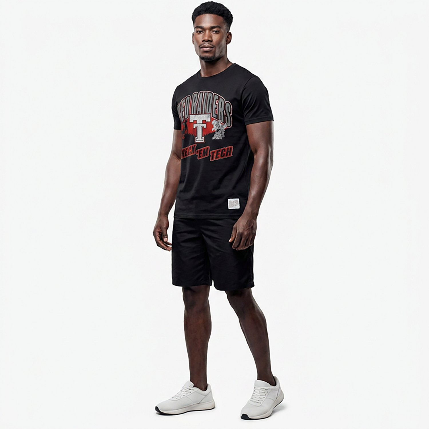 Retro Brand Men's Texas Tech University School Arch Over Primary Logo Graphic T-shirt - view number 3