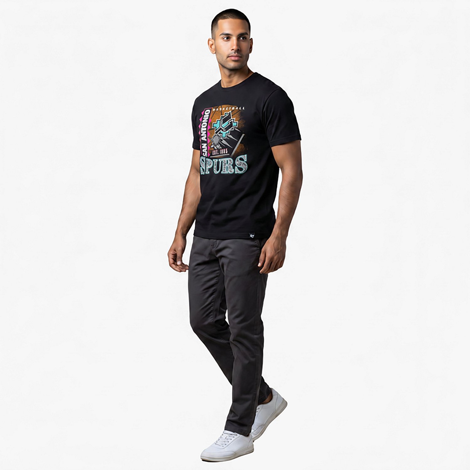 ‘47 San Antonio Spurs Men’s Hardwood Classics Regional Franklin T-shirt
