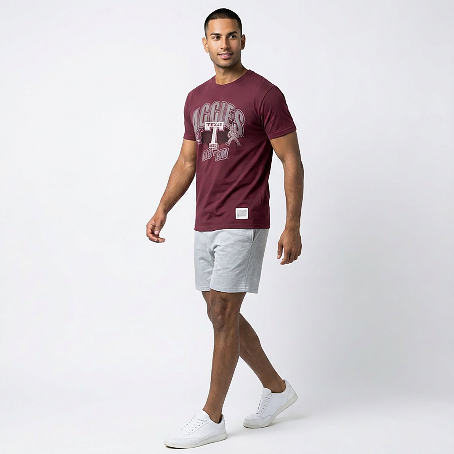 Retro Brand Men's Texas A&M University School Arch Over Primary Logo Graphic T-shirt - view number 3