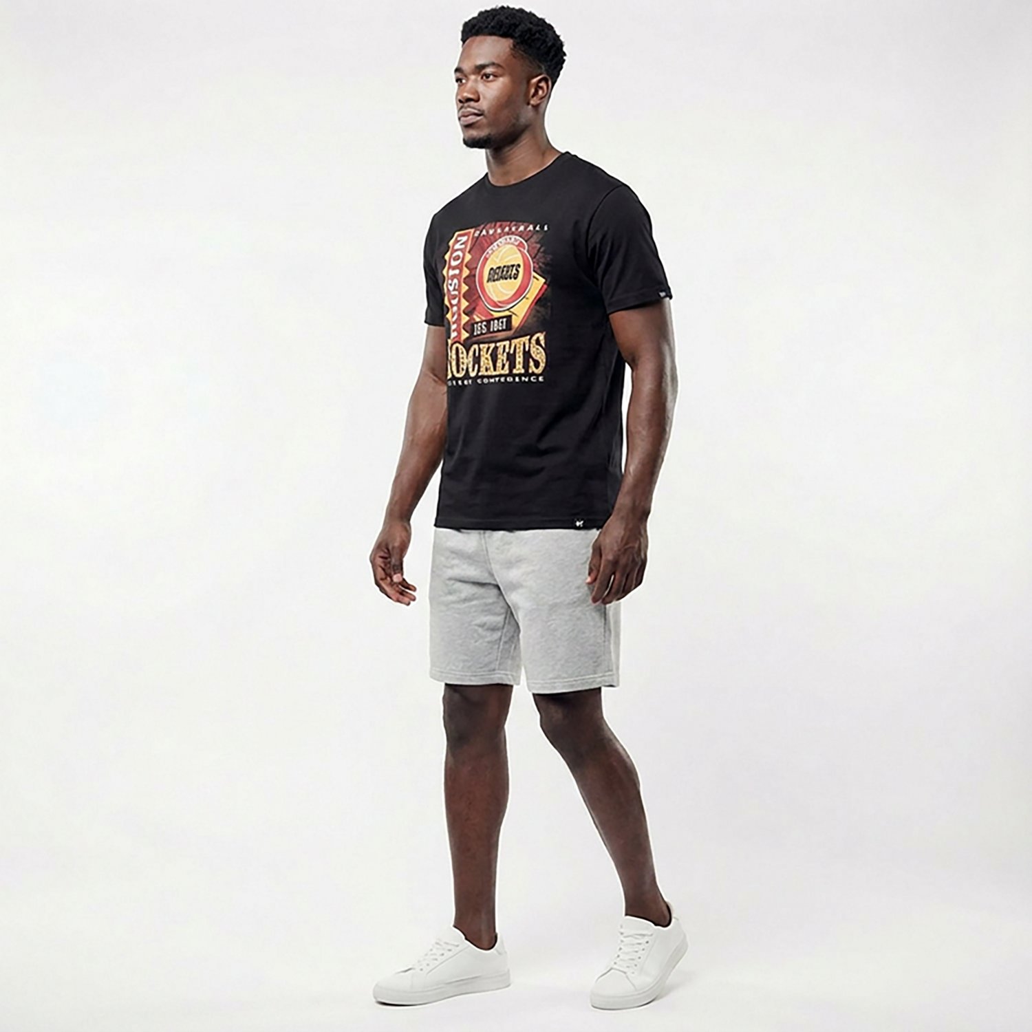 ‘47 Houston Rockets Men’s Hardwood Classics Regional Franklin T-shirt - view number 3