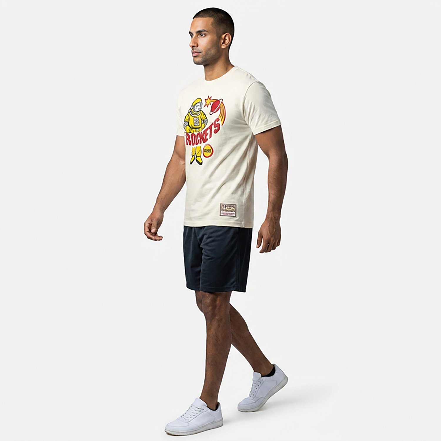 Mitchell & Ness Men's Houston Rockets Astronaut Graphic T-shirt