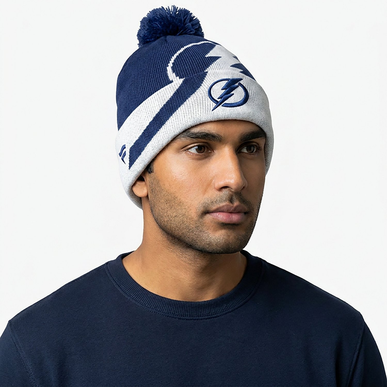 Fanatics Tampa Bay Lightning Block Party Cuffed Beanie - view number 3