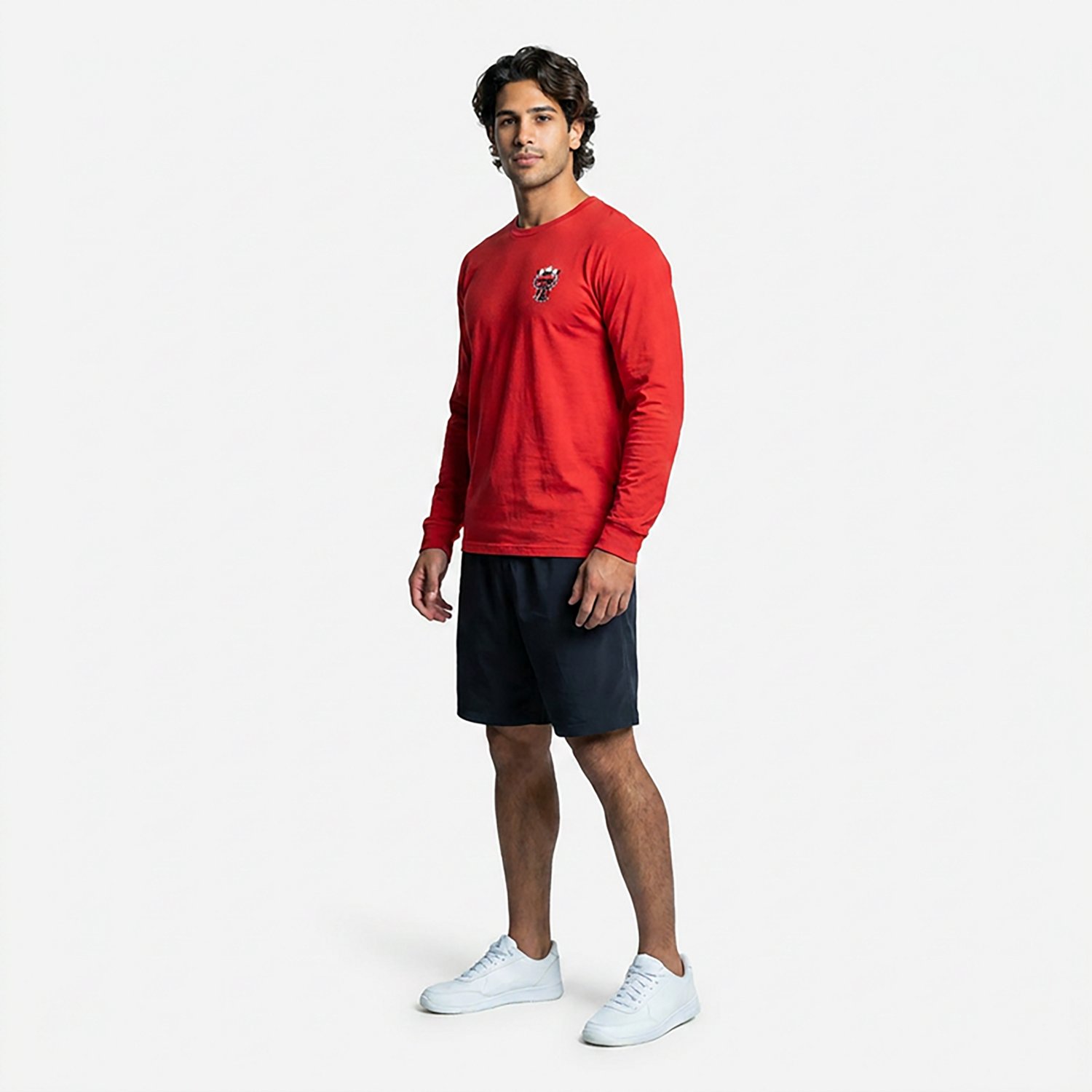 The Victory Men's Texas Tech University Small Logo 2 Hit Long Sleeve Graphic T-shirt - view number 3