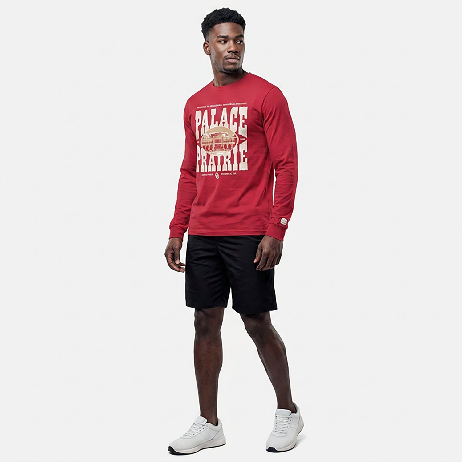 Homefield Men's Oklahoma Sooners Palace on the Prairie Long Sleeve T-shirt