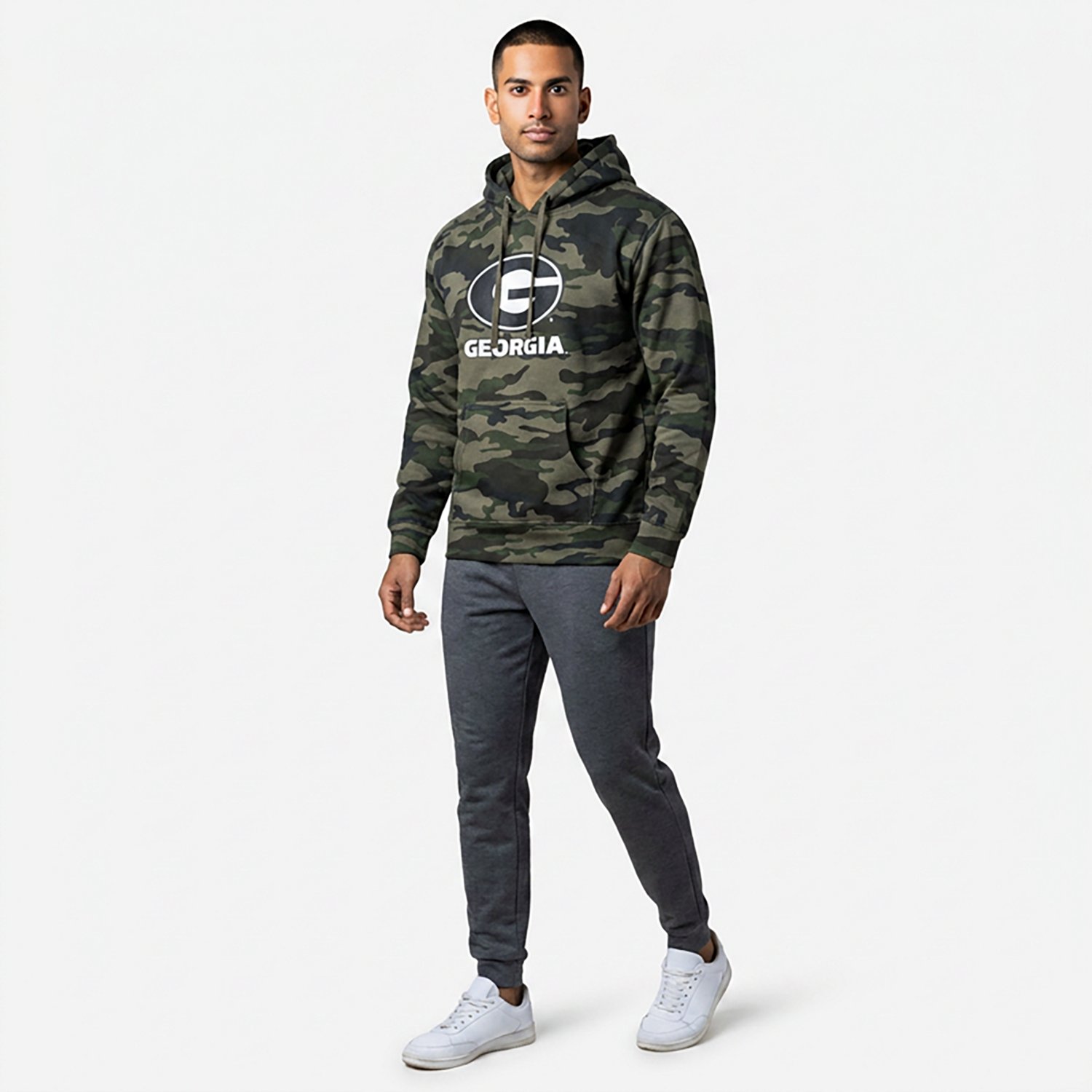 Something Inked Men's University of Georgia Primary Logo Hoodie