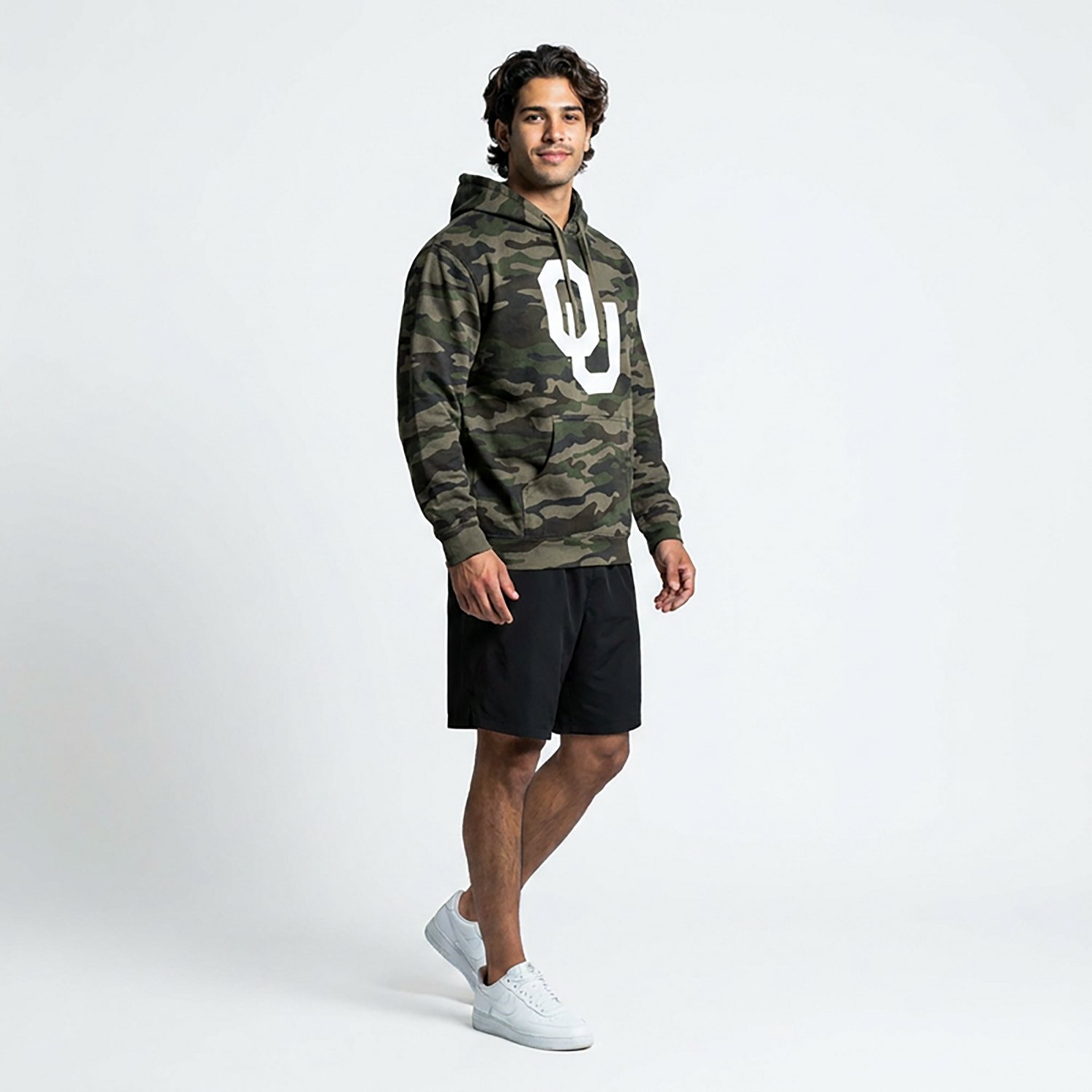 Something Inked Men's University of Oklahoma Primary Logo Hoodie - view number 2