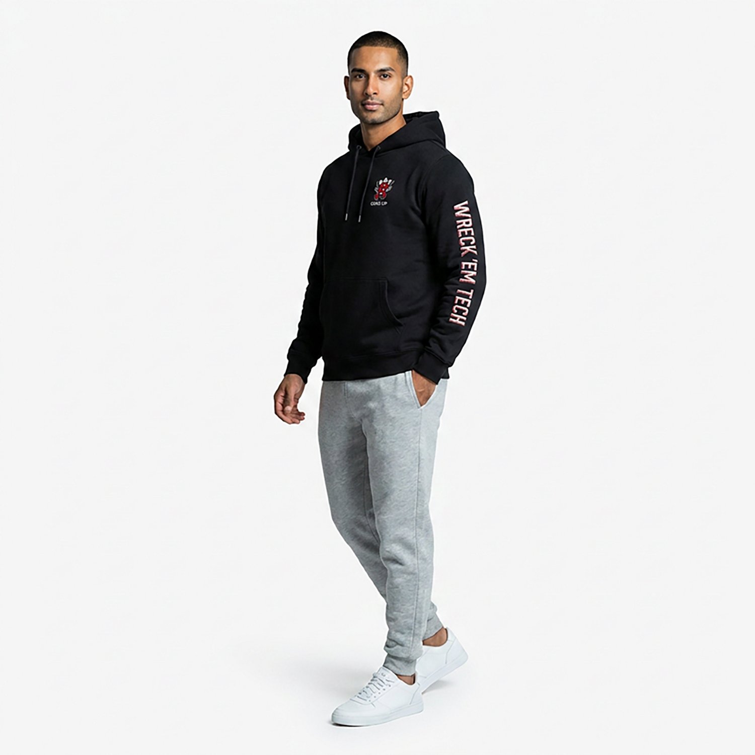 The Victory Men’s Texas Tech University Guns Up Wreck Em 3-Hit Hoodie - view number 3
