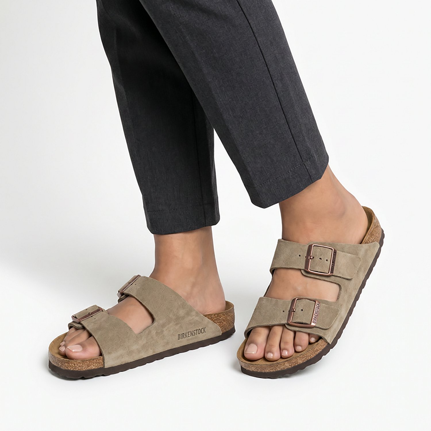 Birkenstock Women's Arizona Prem Suede Sandal.