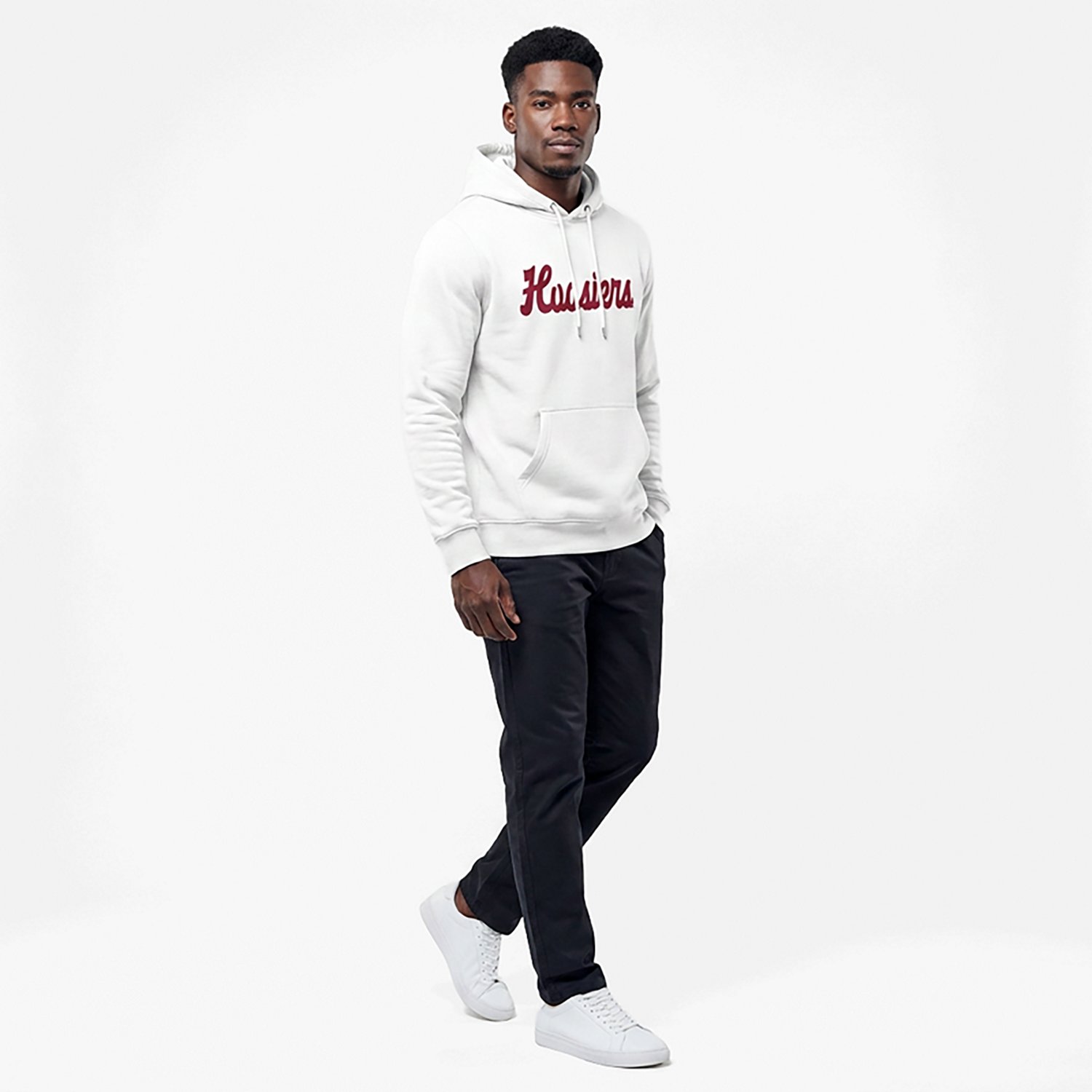 The Victory Men's Indiana University Script Hoosiers Fleece Hoodie