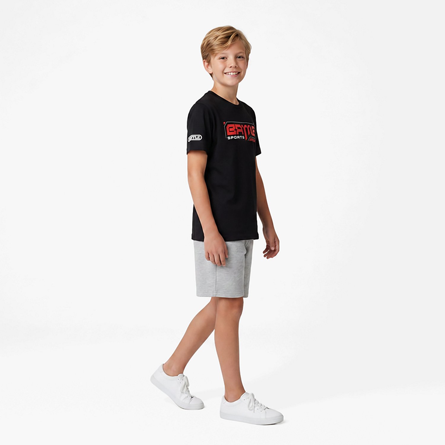 Battle Boys' Future Tech Cyborg T‑Shirt
