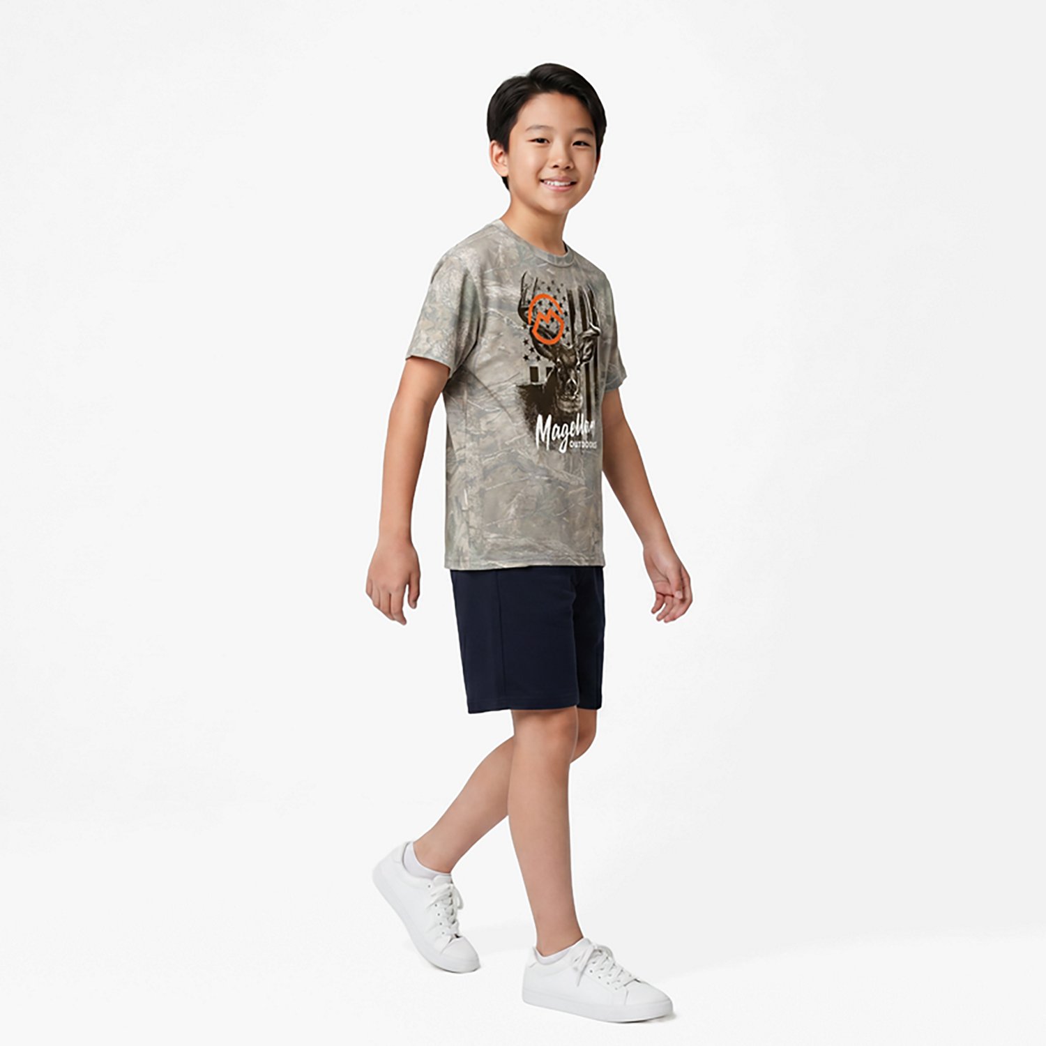 Magellan Outdoors Boys' Camerica Deer Camo T-shirt - view number 3