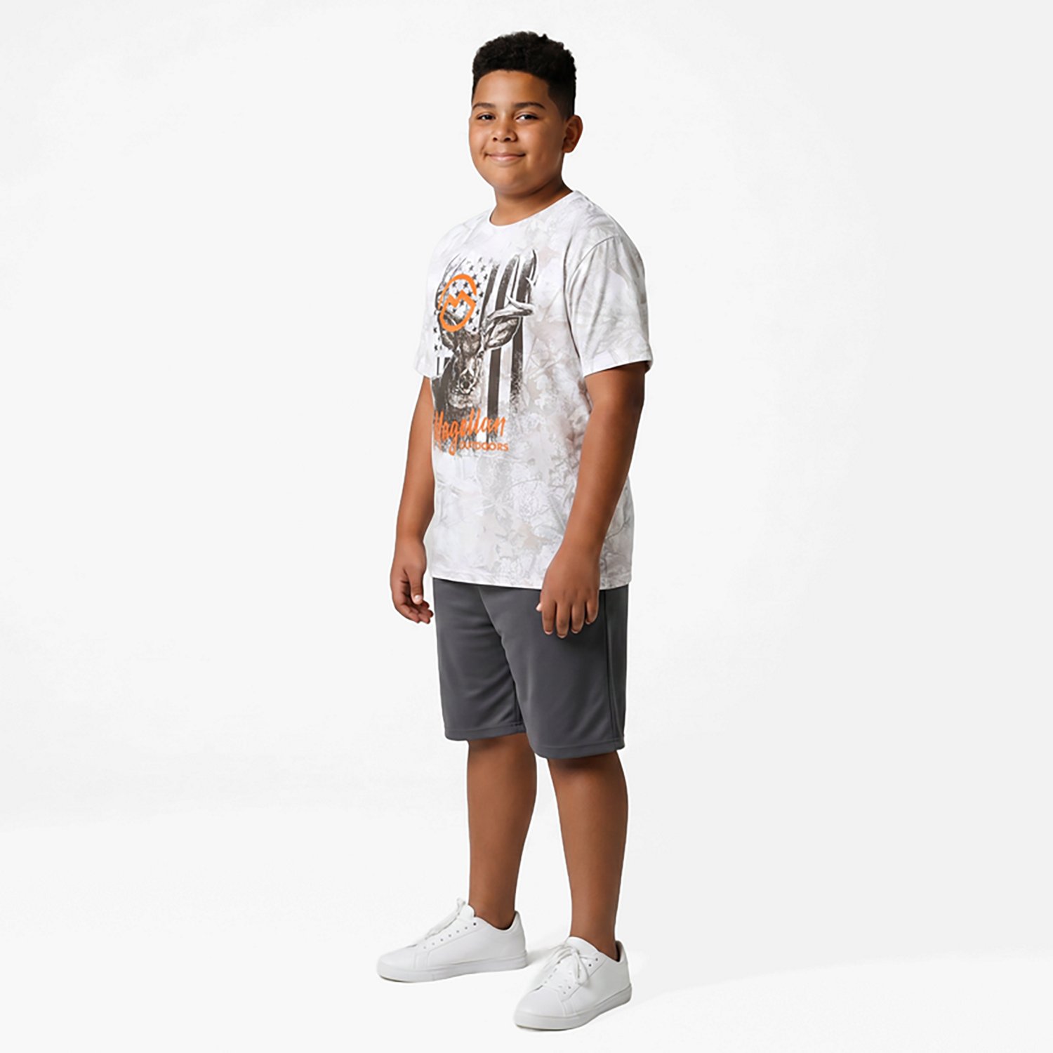 Magellan Outdoors Boys' Camerica Deer Camo T-shirt - view number 3