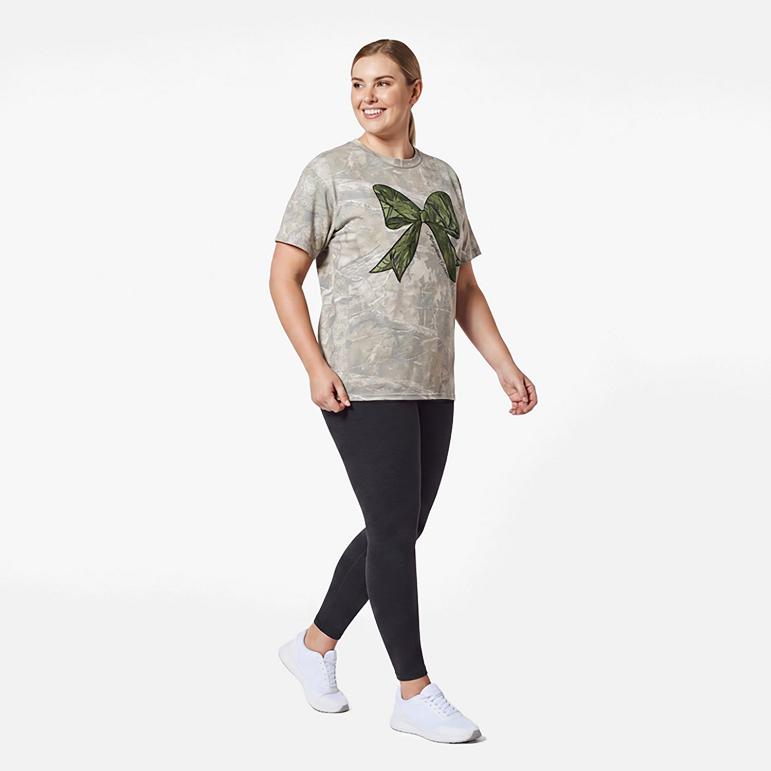 Magellan Outdoors Women’s Camo Bow Graphic Short Sleeve T‑Shirt - view number 2