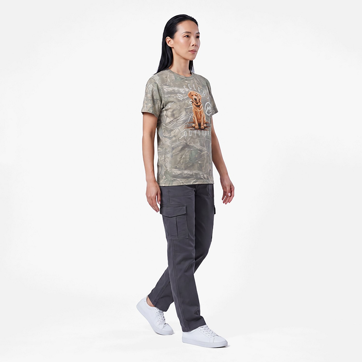 Magellan Outdoors Women’s Cute Lab Camo Graphic Short Sleeve T‑Shirt - view number 2
