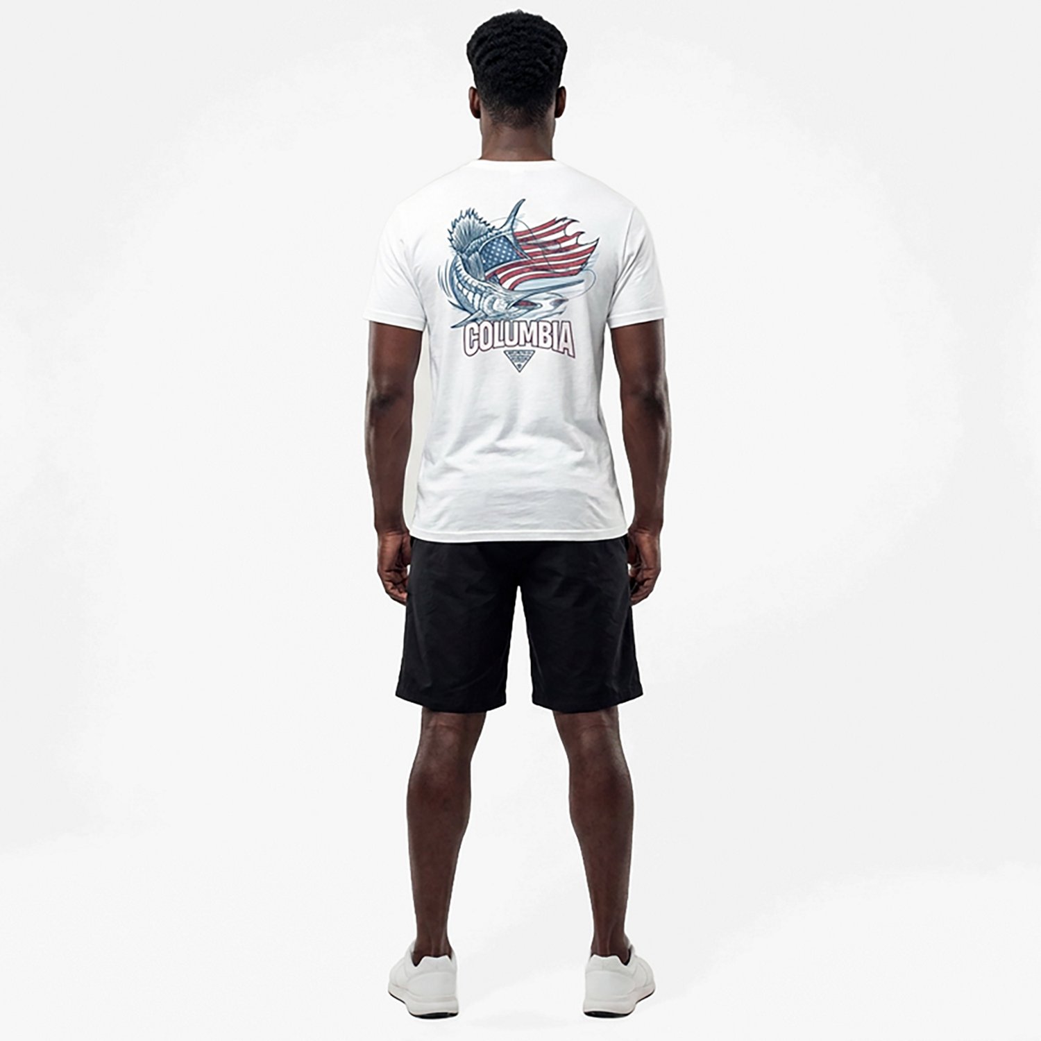 Columbia Sportswear Men's PFG Old Glory Graphic T-shirt - view number 2