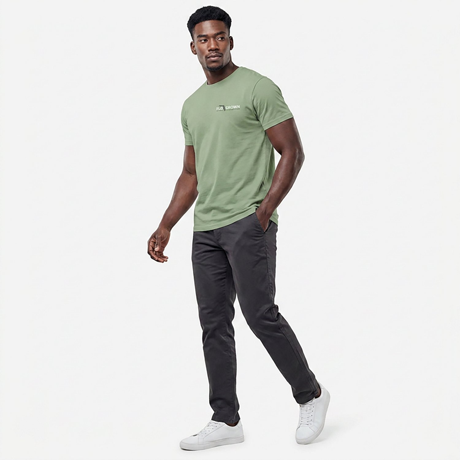 FLOGROWN Men's Vintage Bass Catch Graphic T-shirt