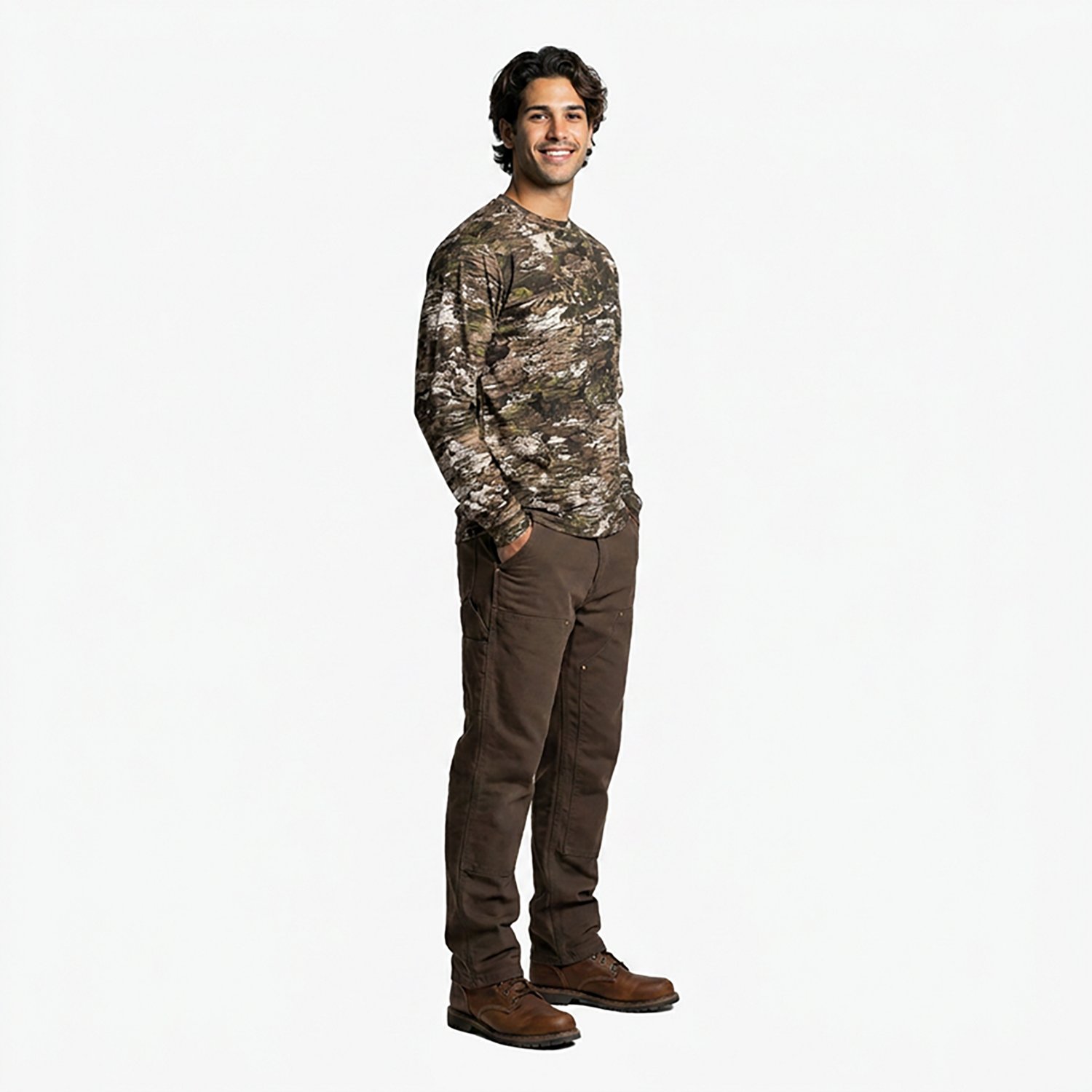 Huntworth Men's Ashland Lightweight Long Sleeve T-shirt - view number 2