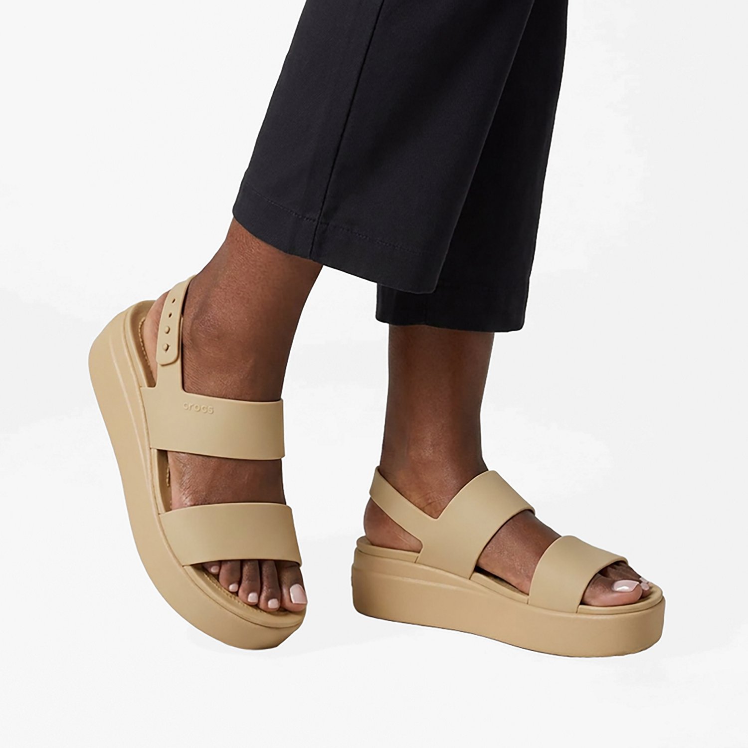 Crocs Women’s Brooklyn Low Wedge Sandals